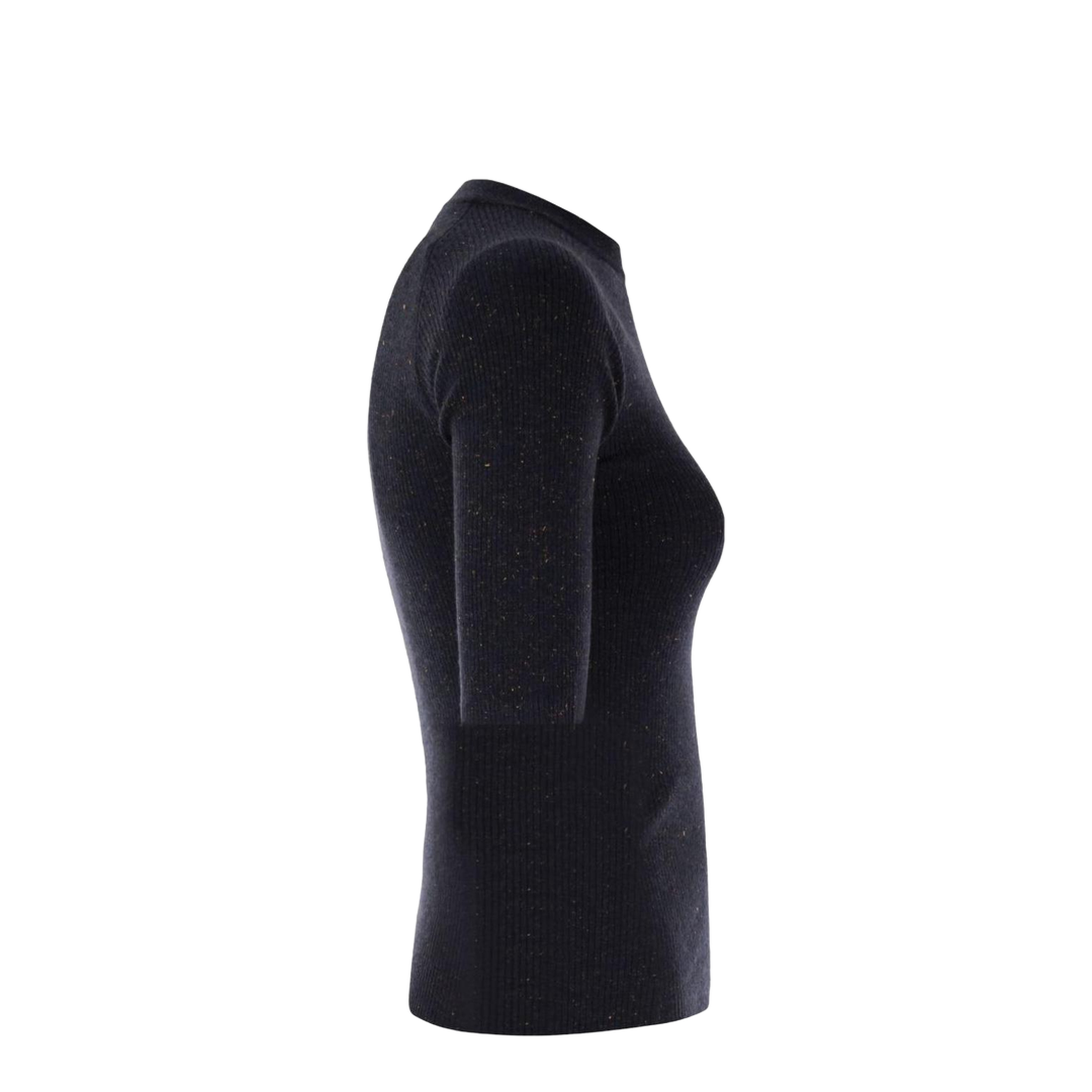 Sparkling Ribbed Cashmere Sweater