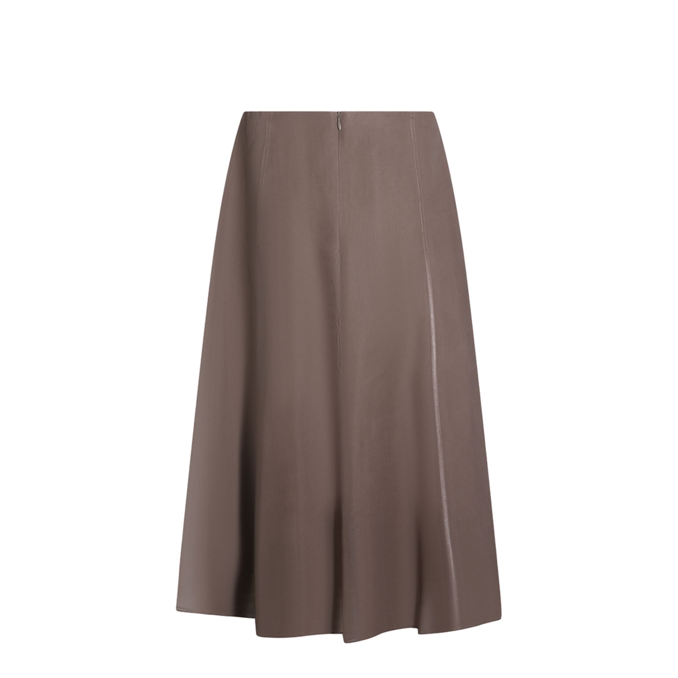 Silk Midi Skirt