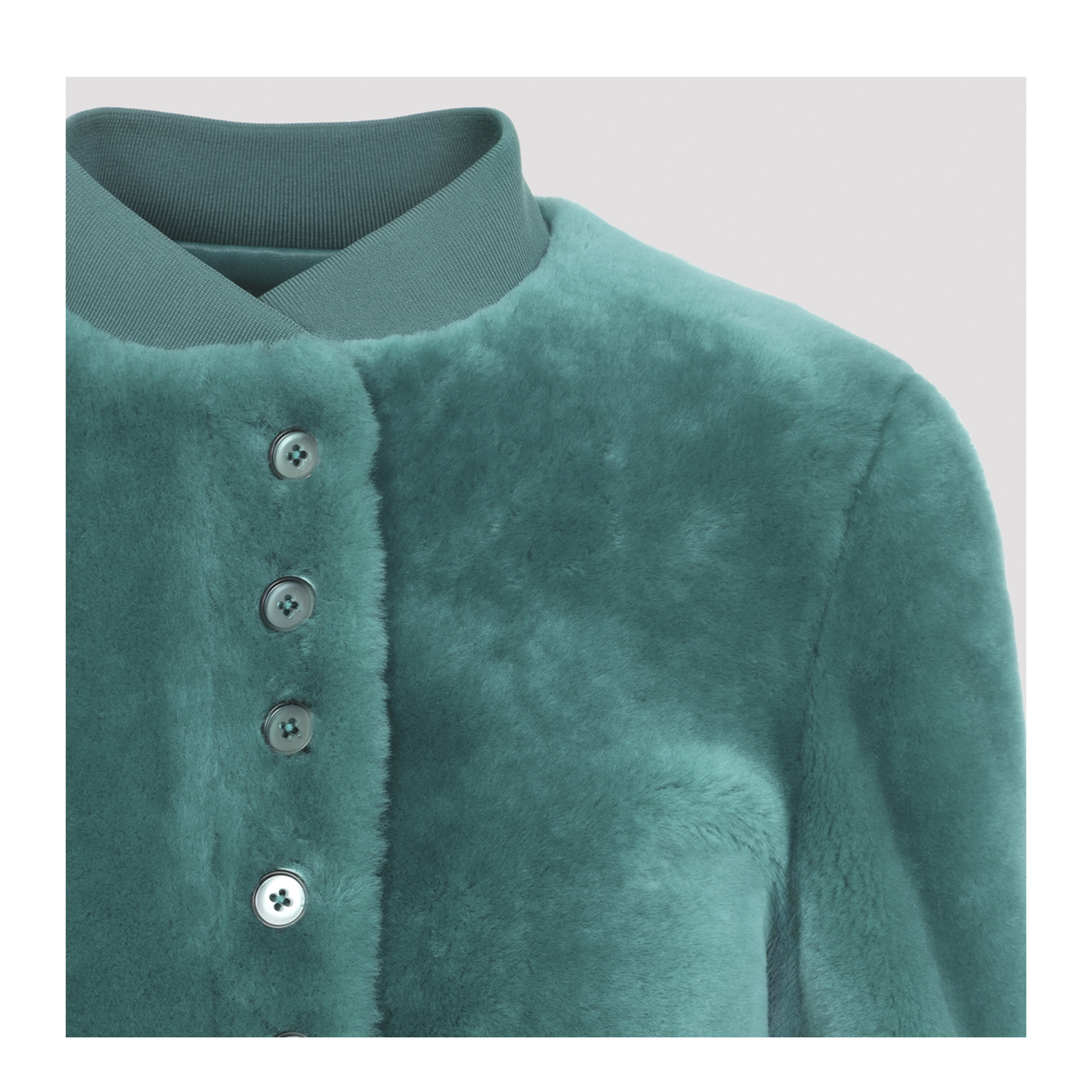 MAYFEYR - Alexander Mcqueen - Cropped Shearling Bomber Jacket - 876466Q5AR03095