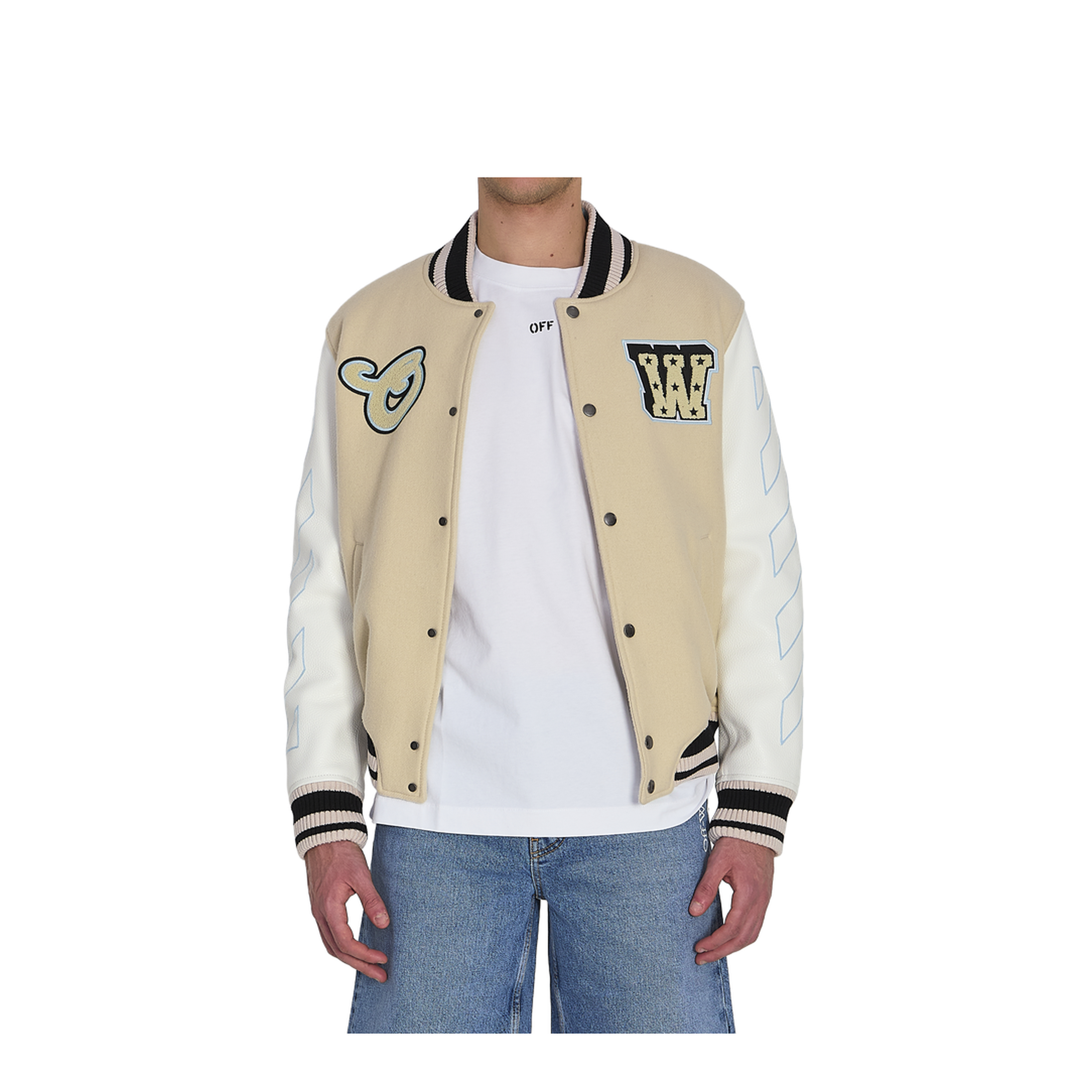 Varsity bomber jacket
