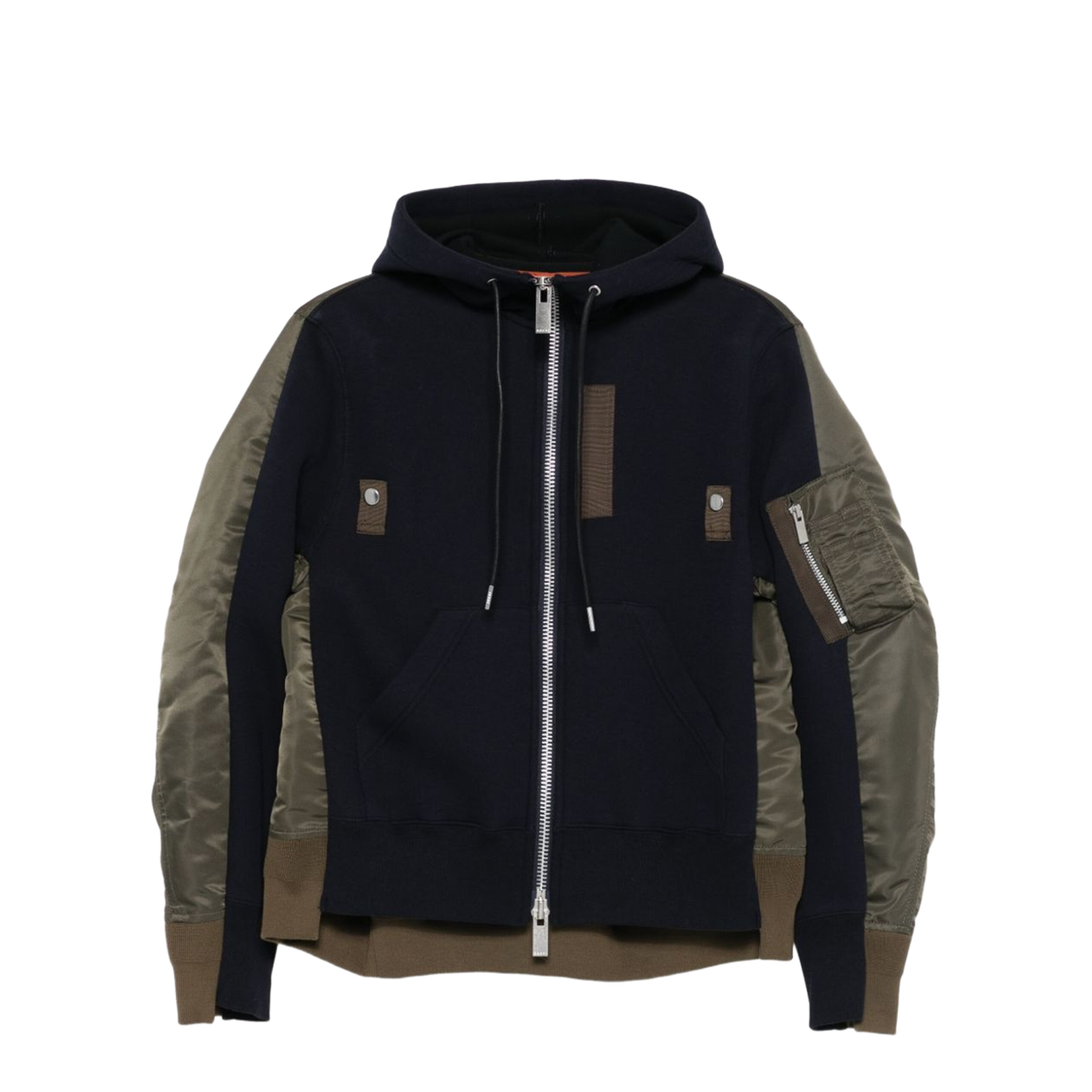 Cotton and Nylon Hoodie