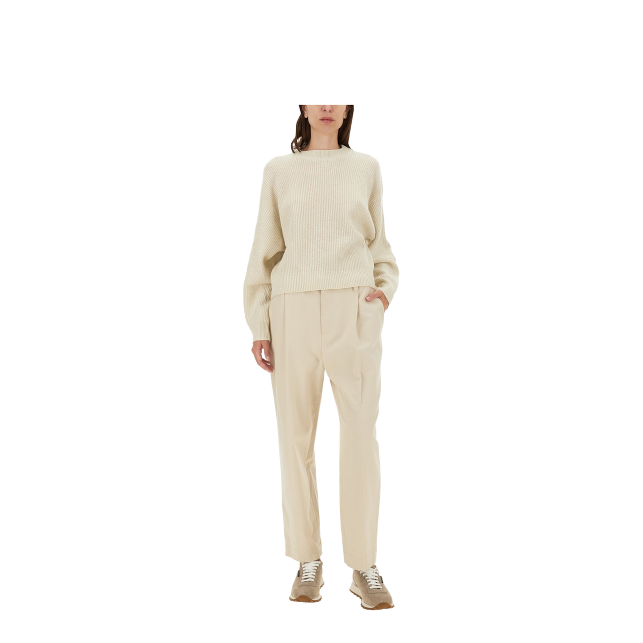 Cropped Fit Pants