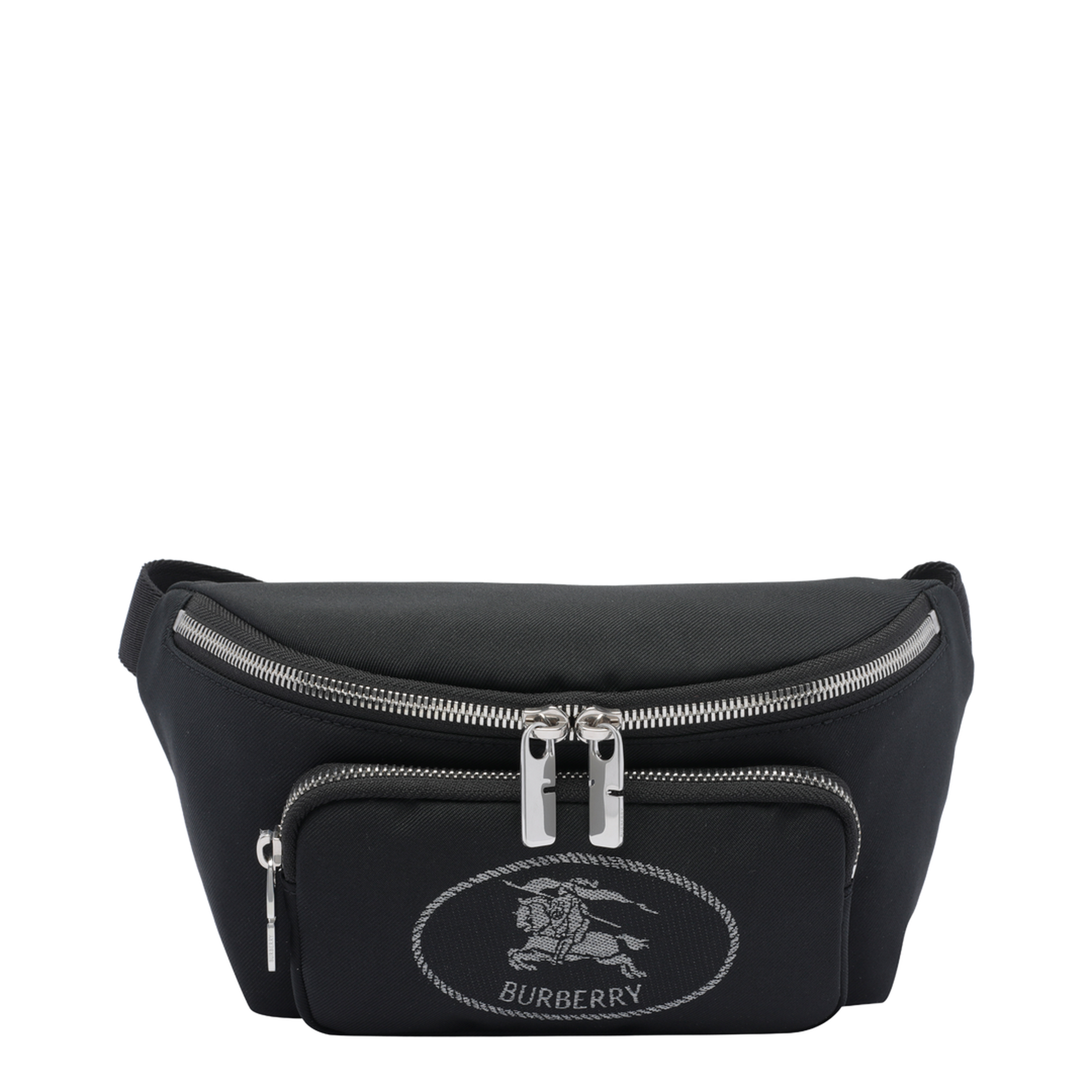 Black Canvas Belt Bag