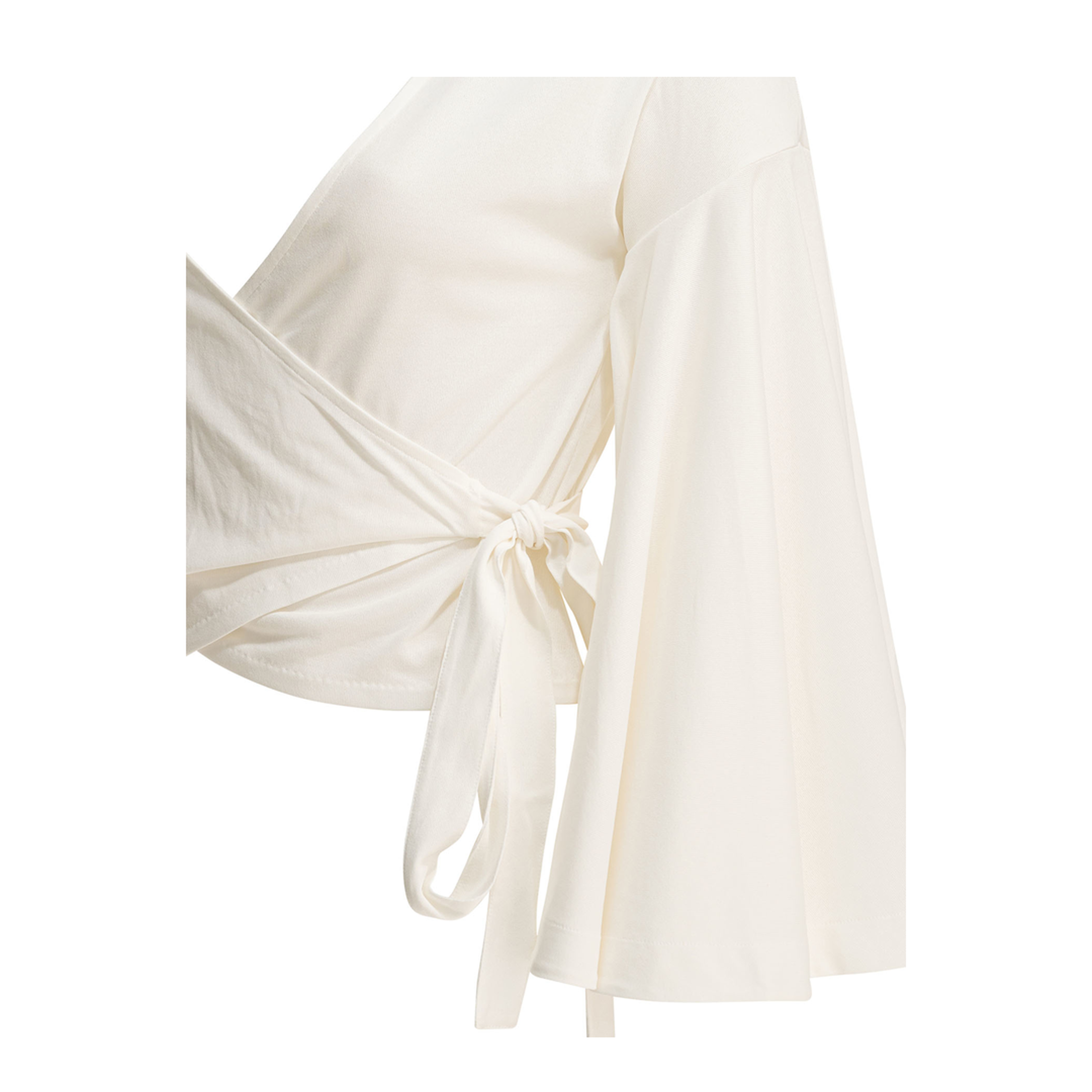 MAYFEYR - Jacquemus - Casual Wrap-Around Top - TOW00905AJ00254WHITE