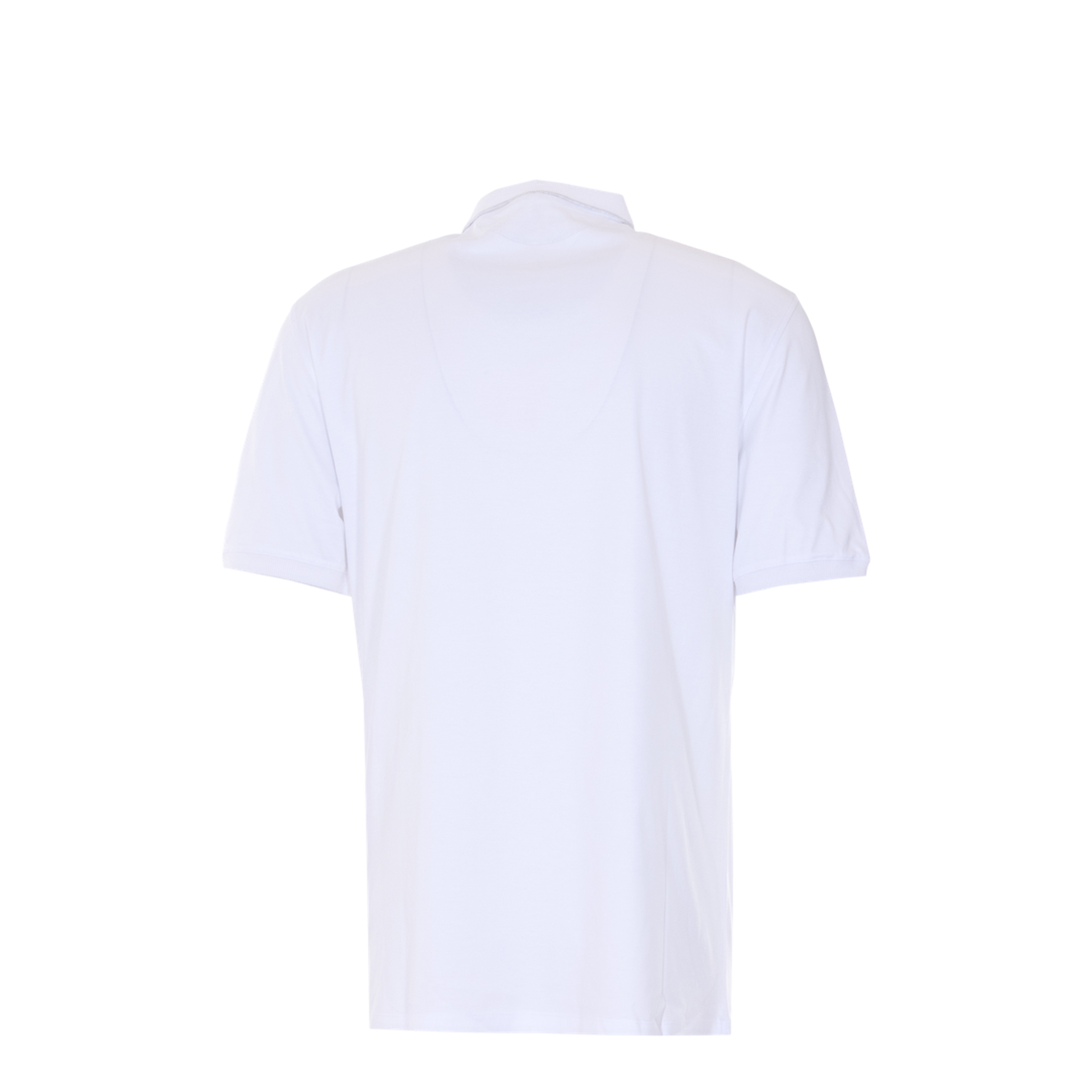 White Cotton Polo Shirt