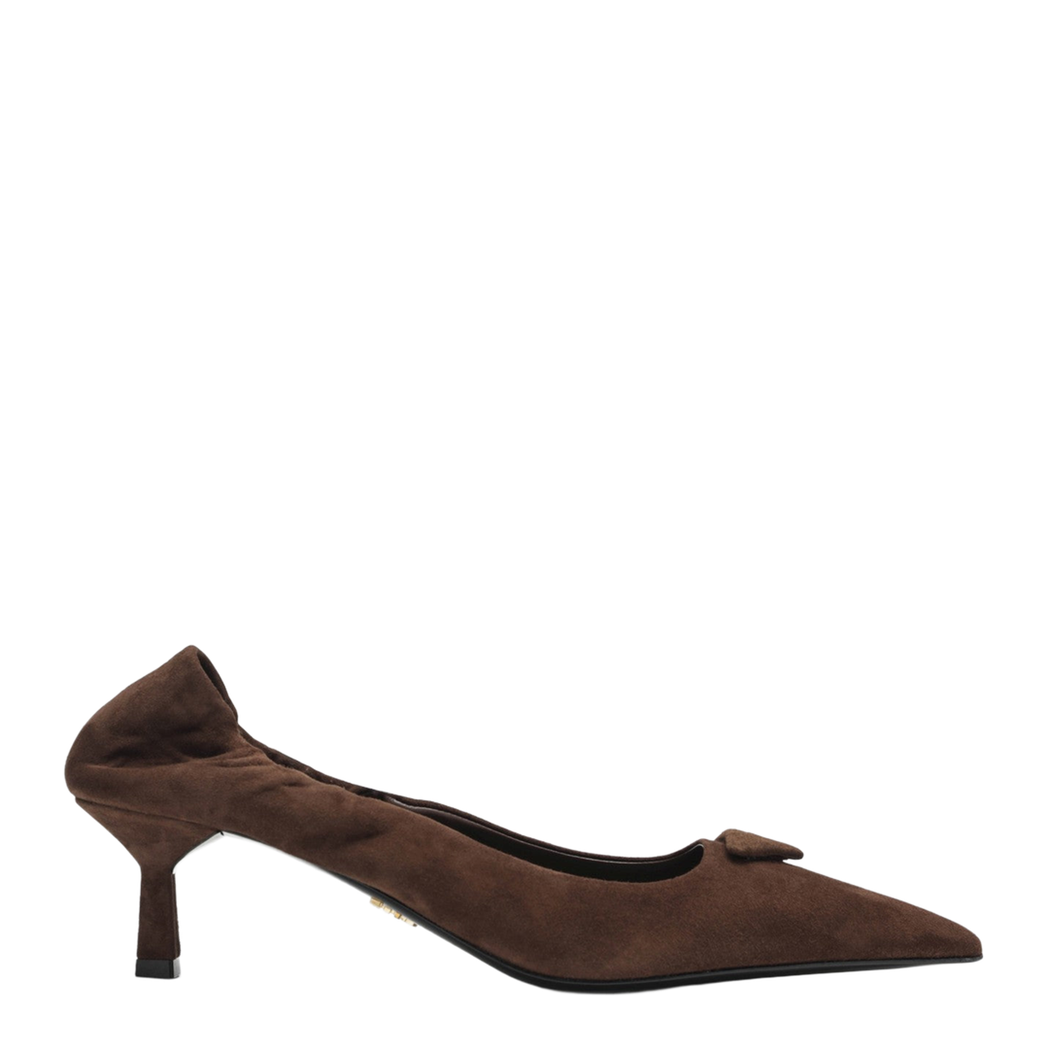 Cocoa Colored Suede Pumps
