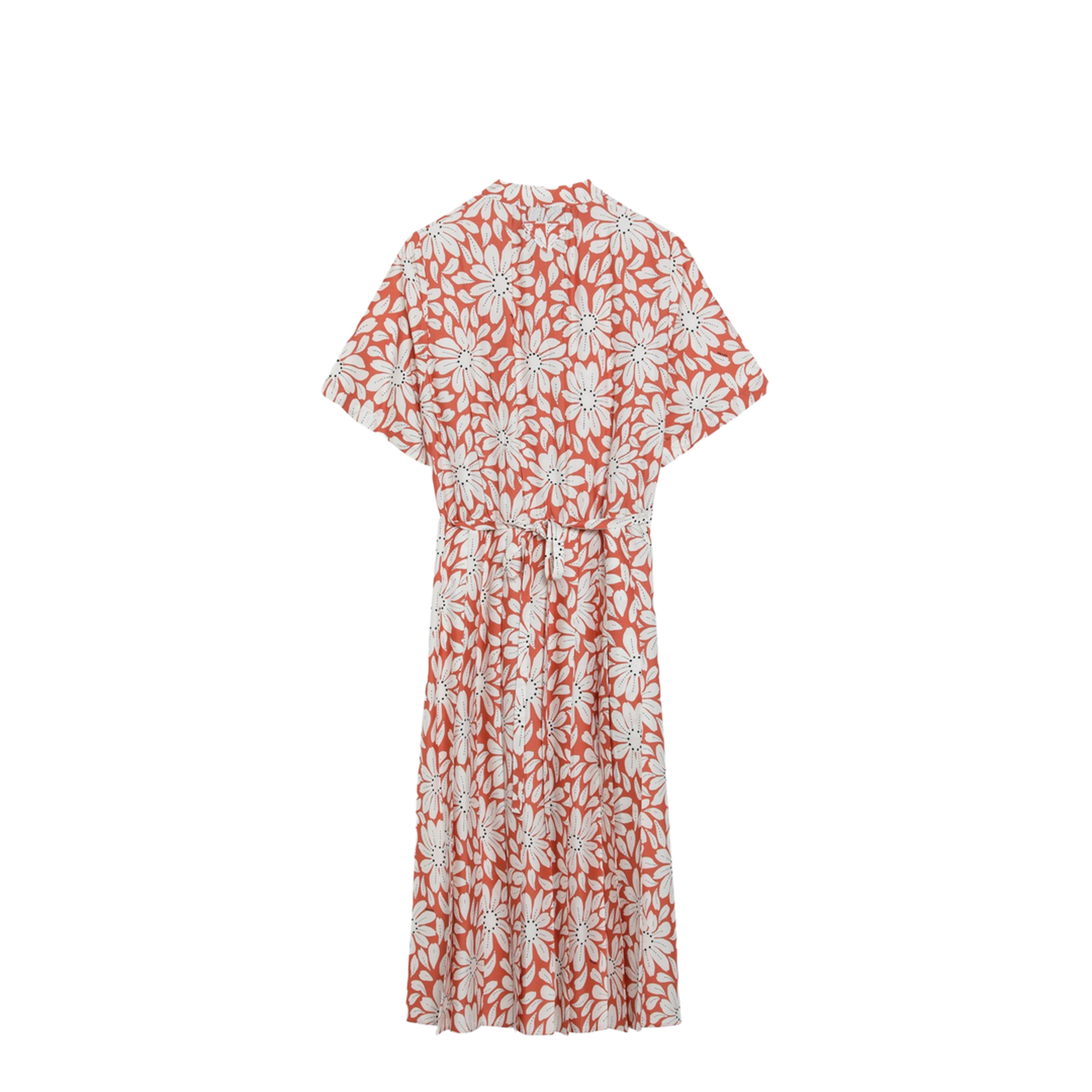 Floral Print Shirt Dress