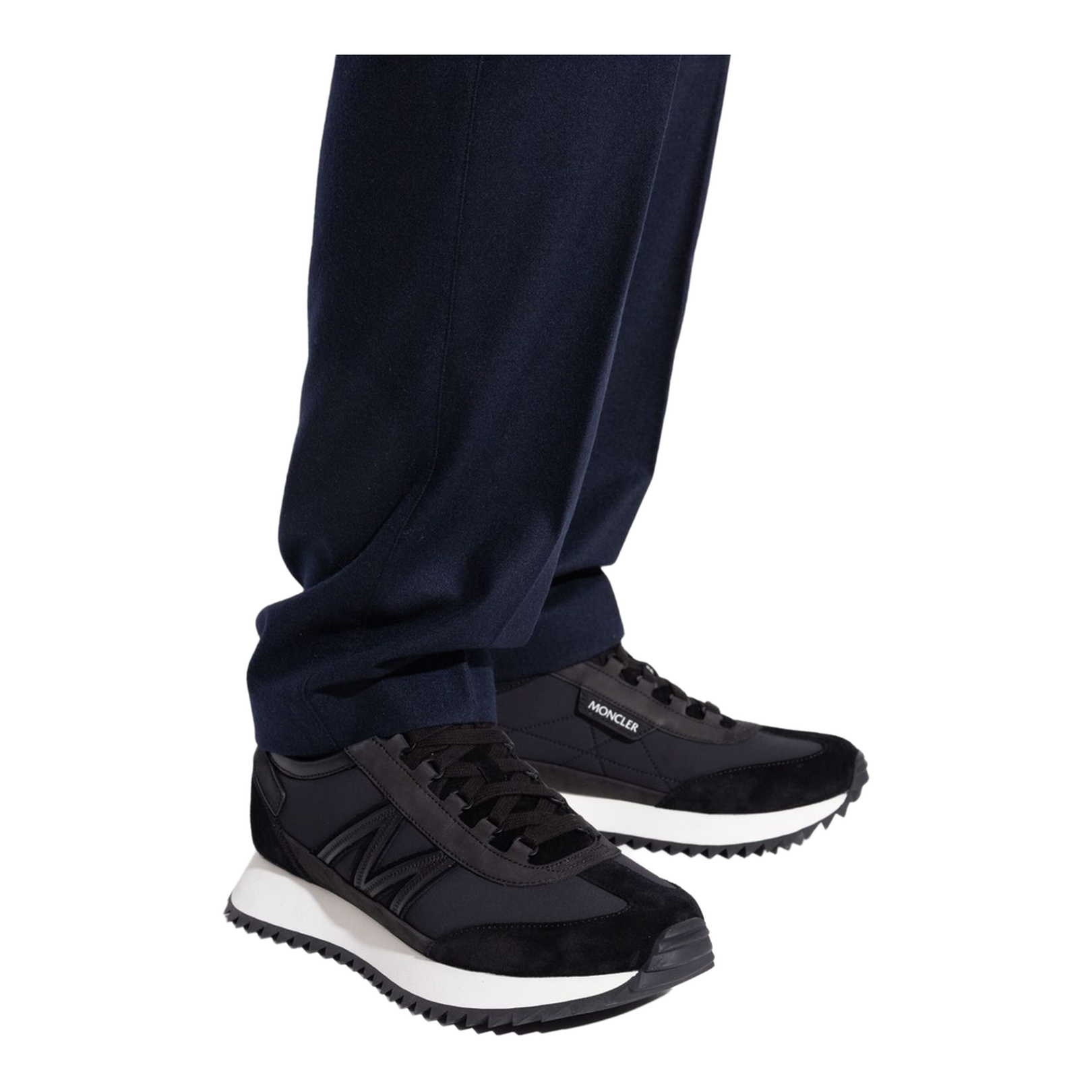 Black Pacey2 Suede & Nubuck Trainers