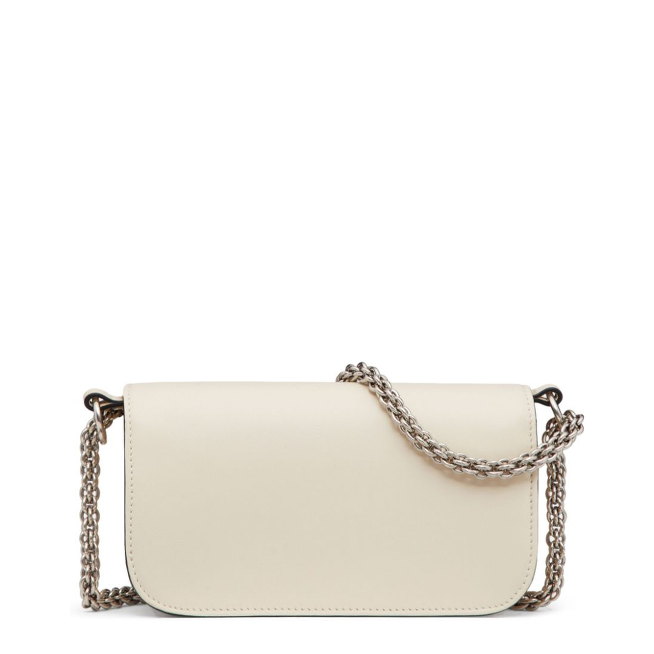 V-Logo Ivory Handbag