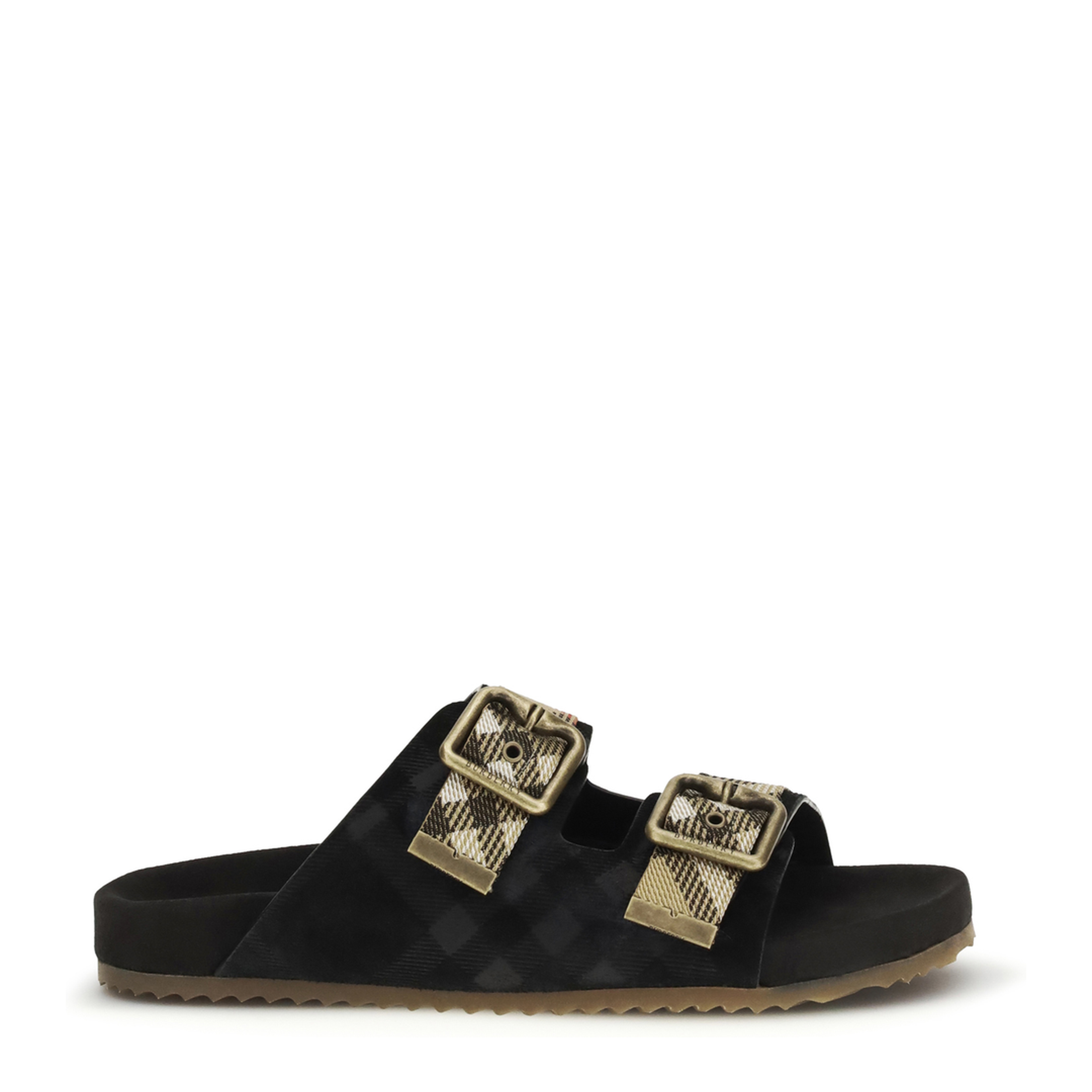 MAYFEYR - Burberry - Urchin Suede Check Sandals - 8118615