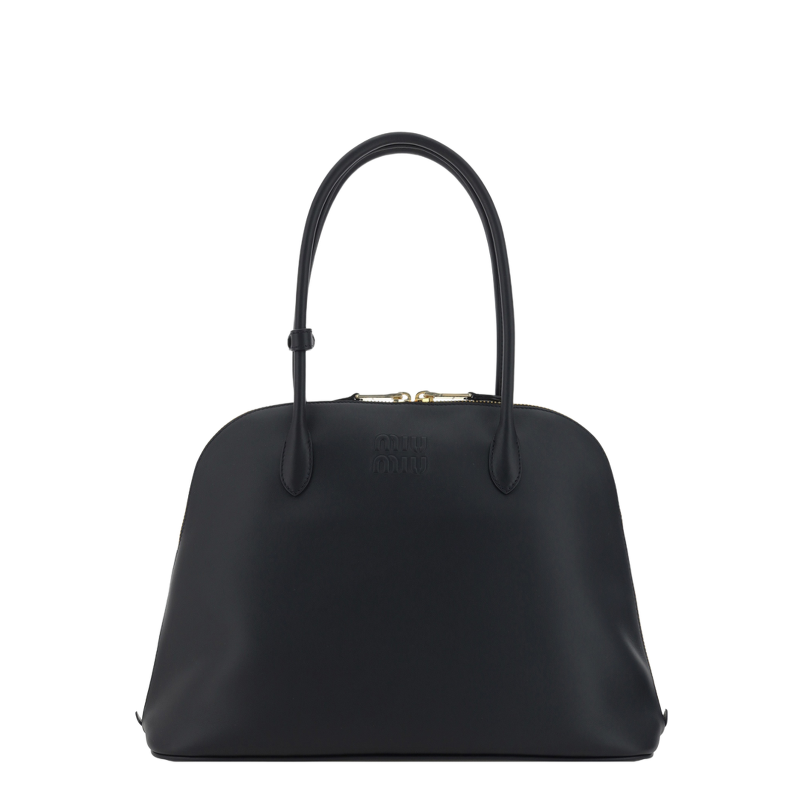 Two Tubular Handles Bag with Double Slider Round Zipper Closure