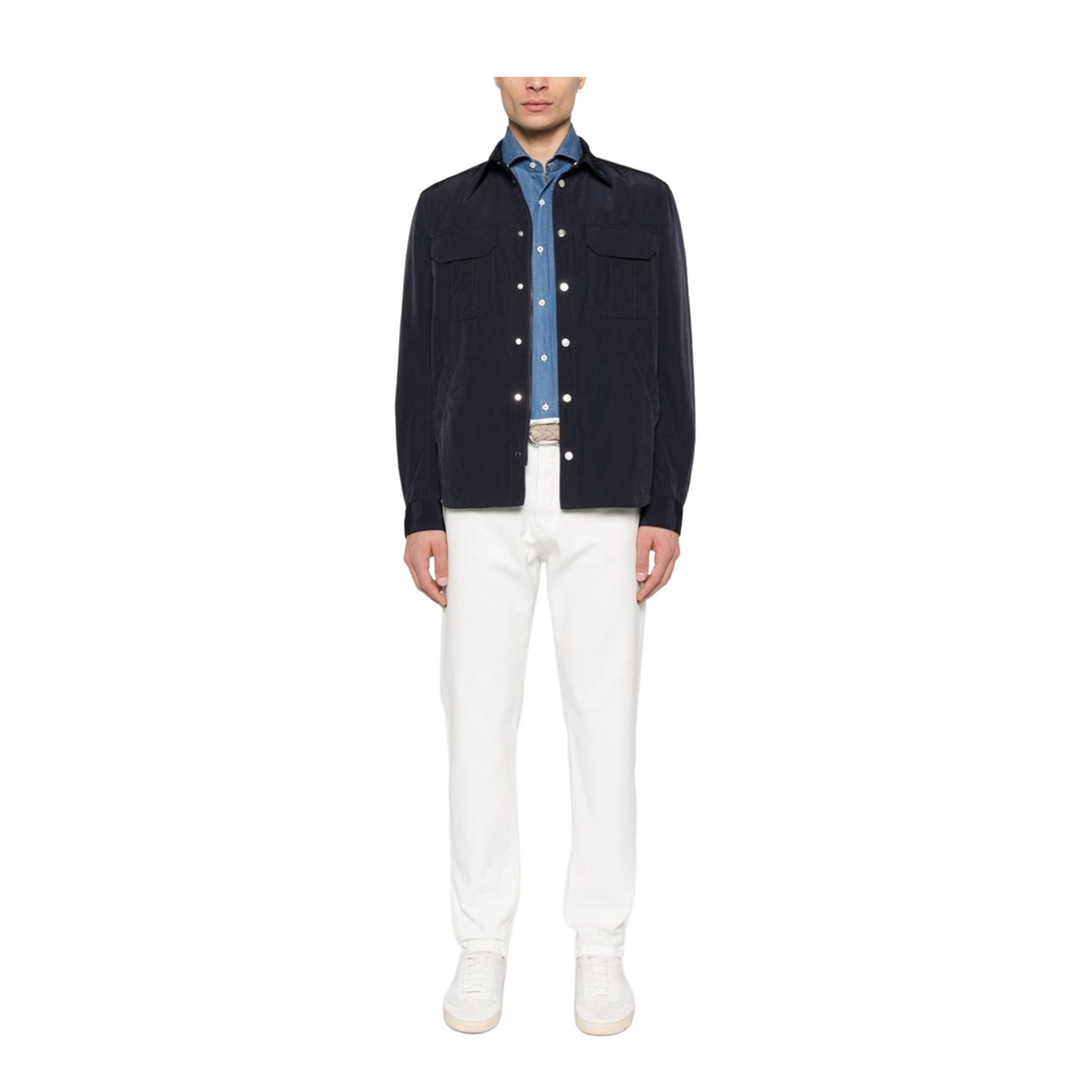 Indigo Blue Denim Shirt
