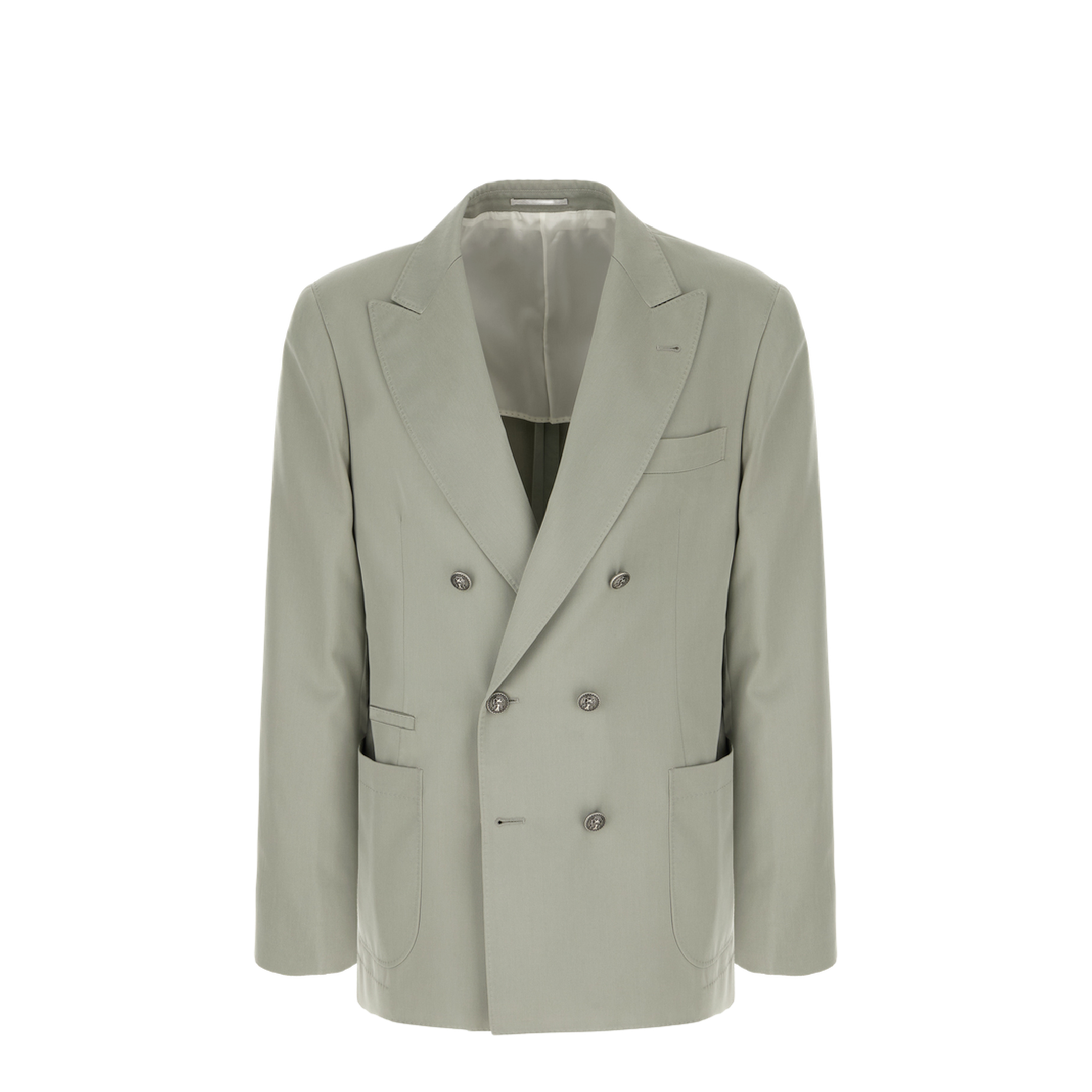 Men's Double-Breasted Blazer Green
