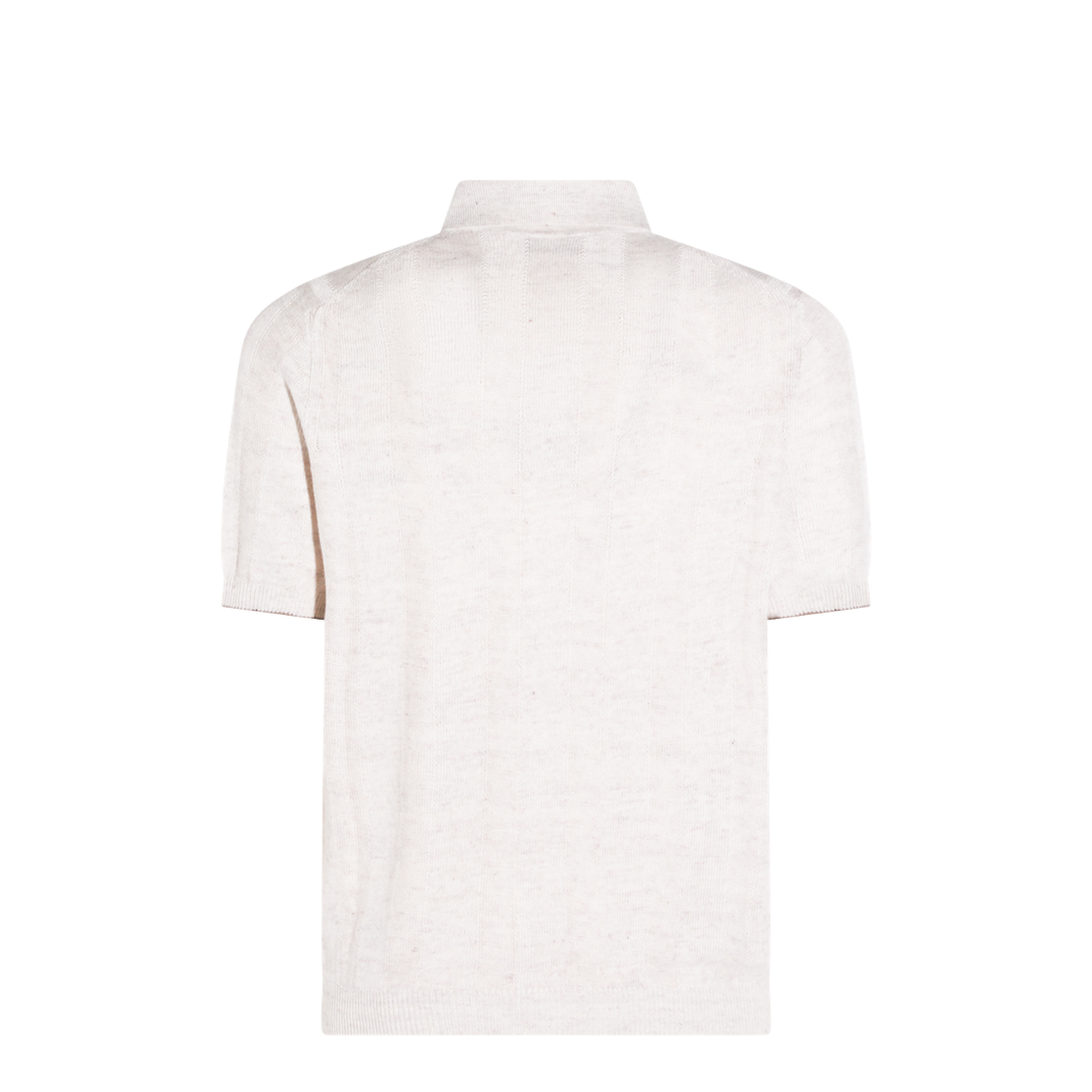 Cream Linen Blend Shirt