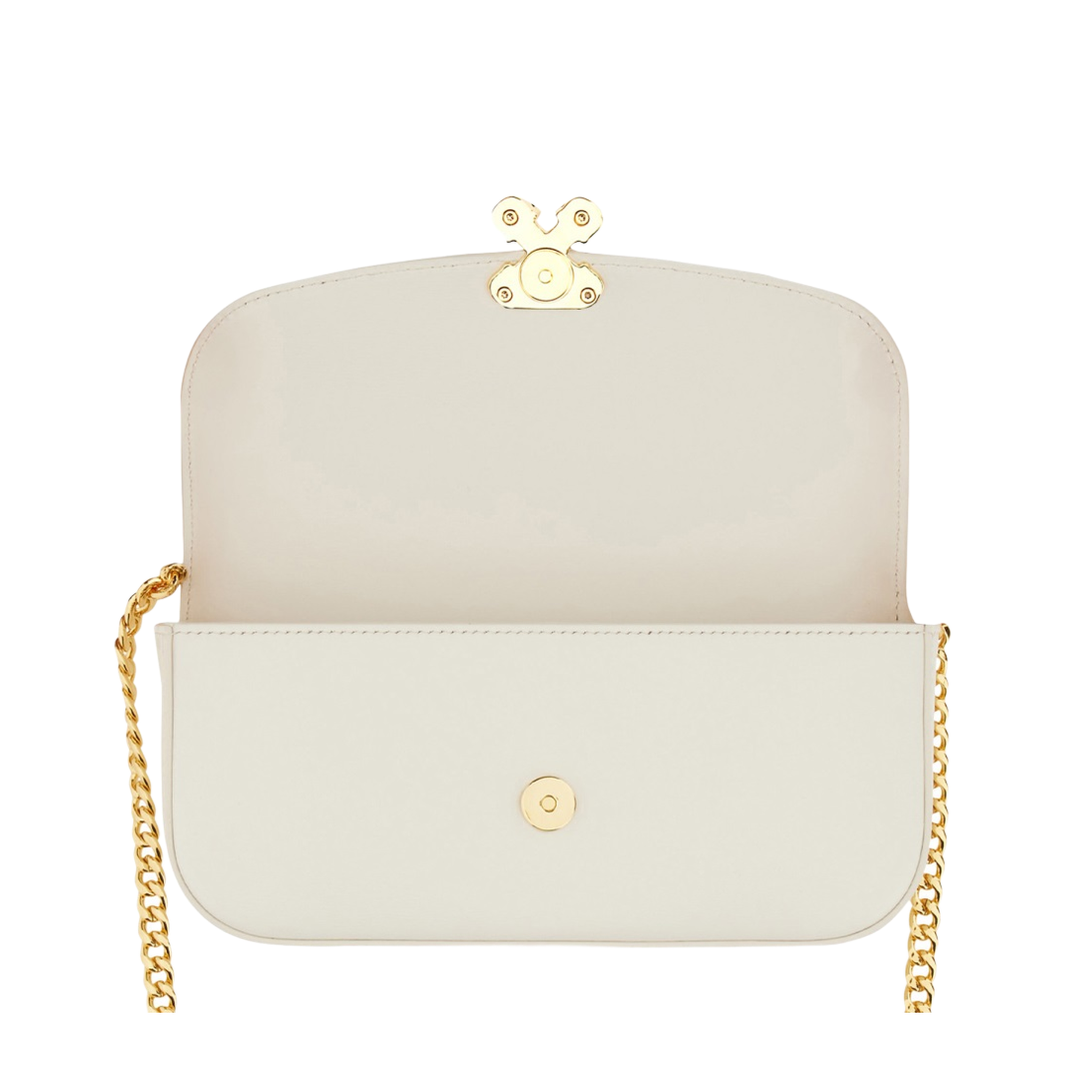 Small Skull Flower Bag in Ivory