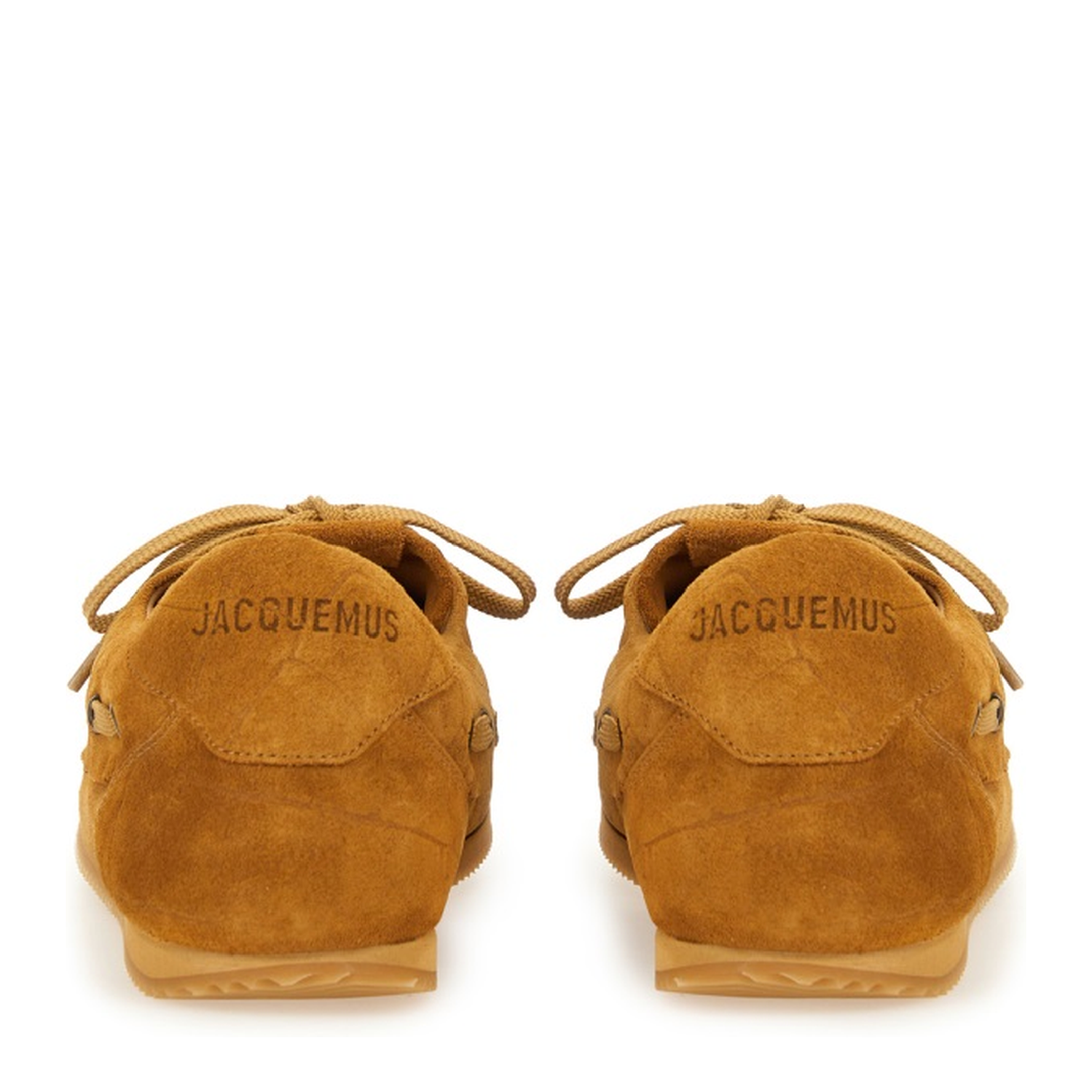 Laced Up Shoes - Camel