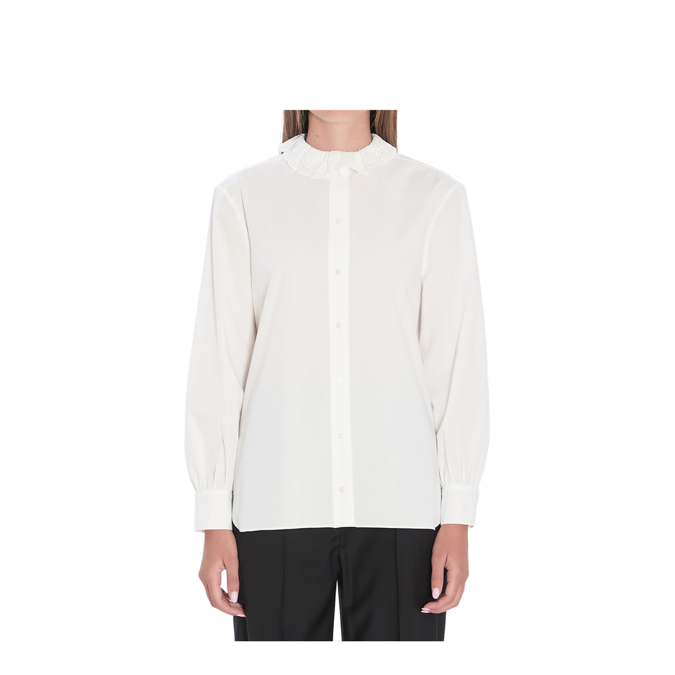 Crumpled Poplin Blouse