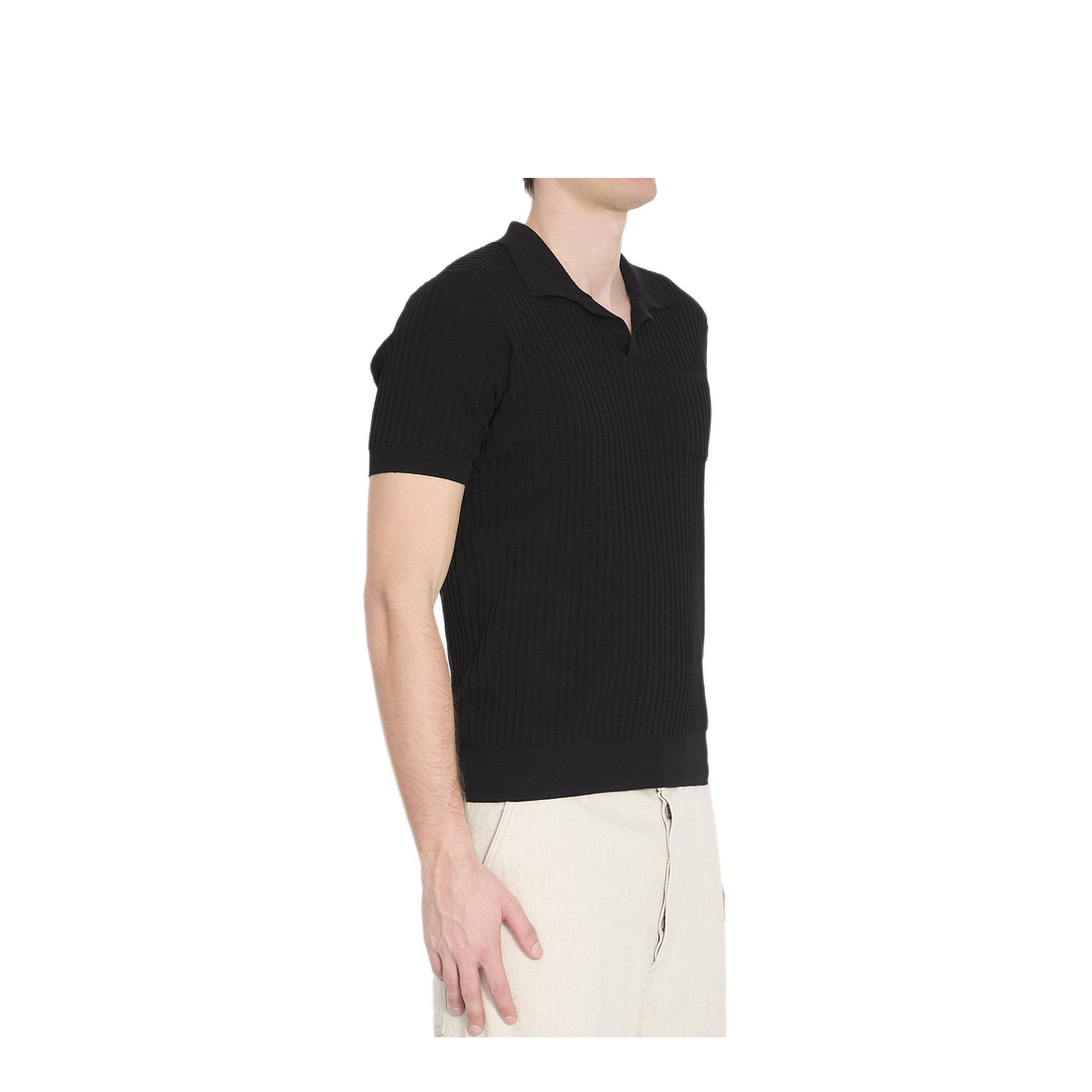 MAYFEYR - Roberto Collina - Ribbed Polo Shirt - 261MYA1312409