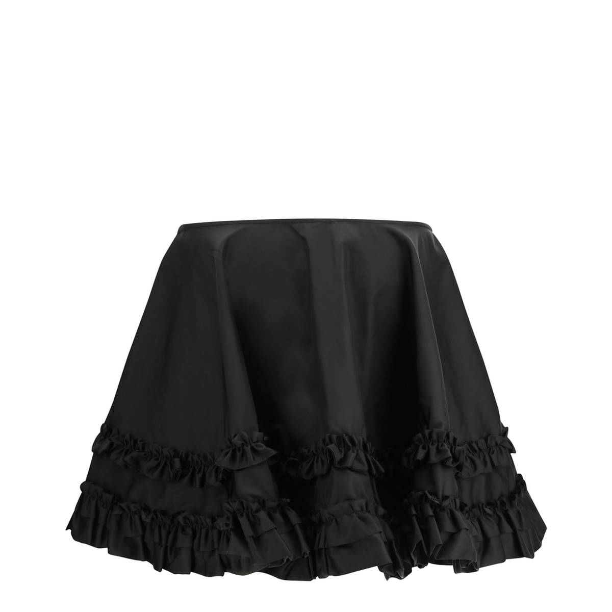 MAYFEYR - Ganni - Duchesse Nylon Mini Frill Skirt - A1090079099