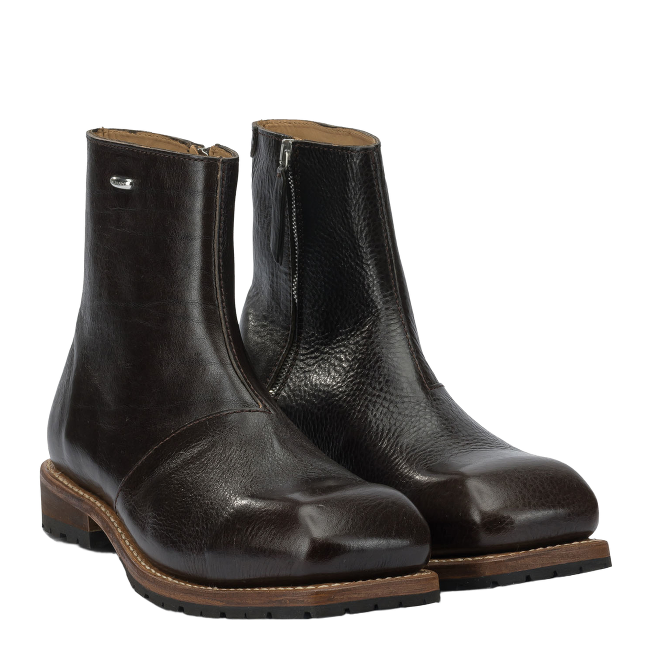 MAYFEYR - Our Legacy - Engine Zippered Ankle Boots - A4257EDAAMERICANOLEATHER