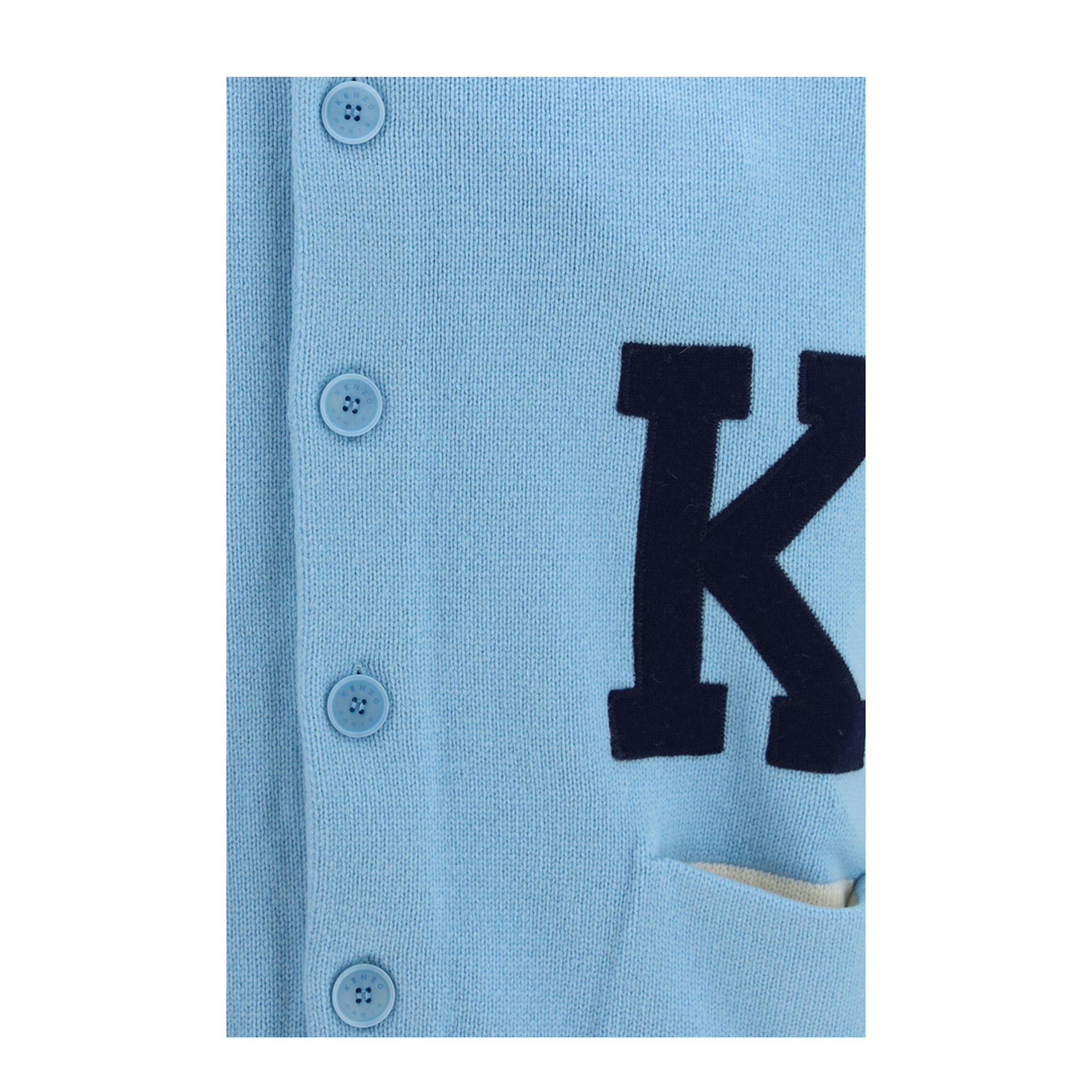 MAYFEYR - Kenzo - Varsity Wool Cardigan - FG65CA8173FG