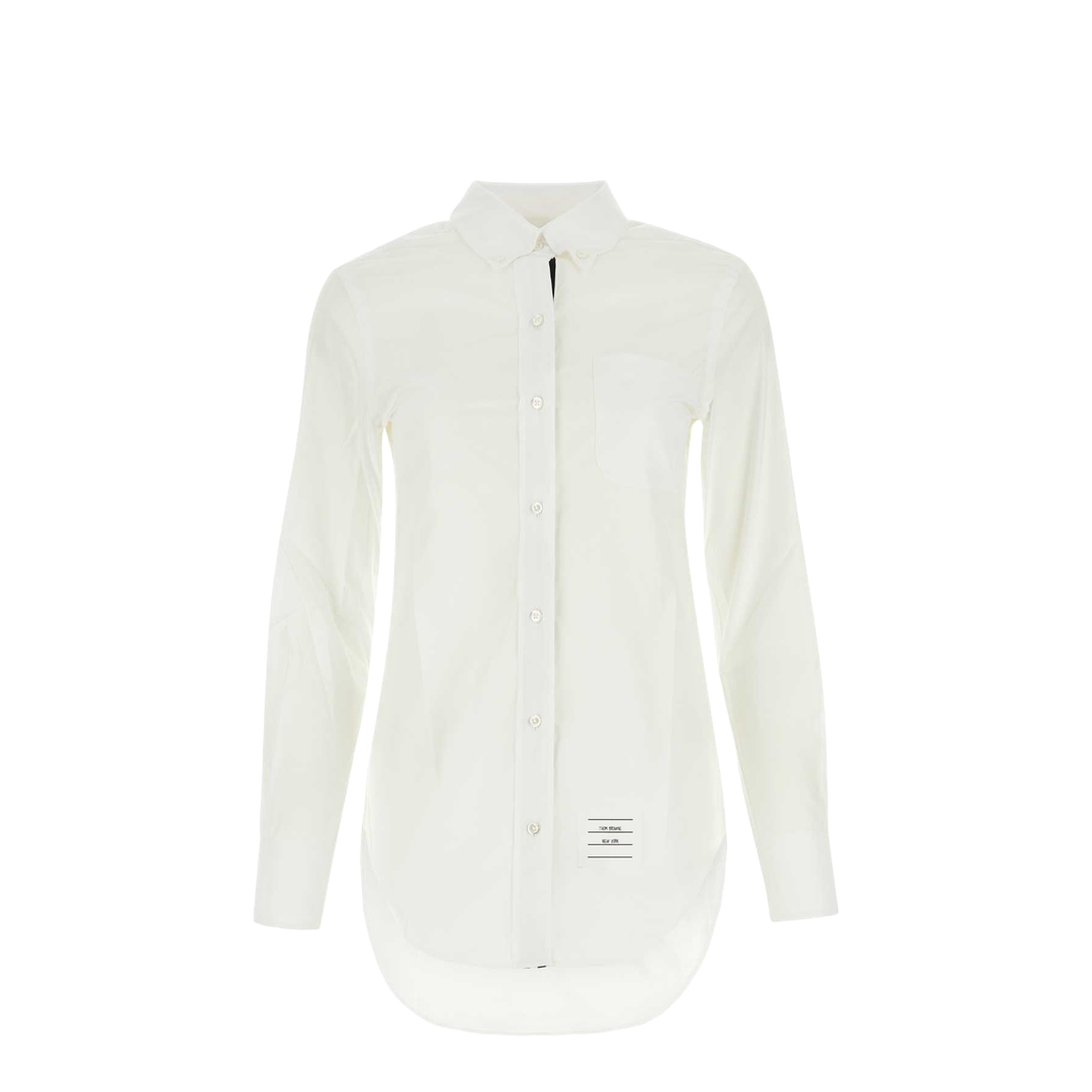 MAYFEYR - Thom Browne - Button-Down Shirt In White - FLL005E03113100