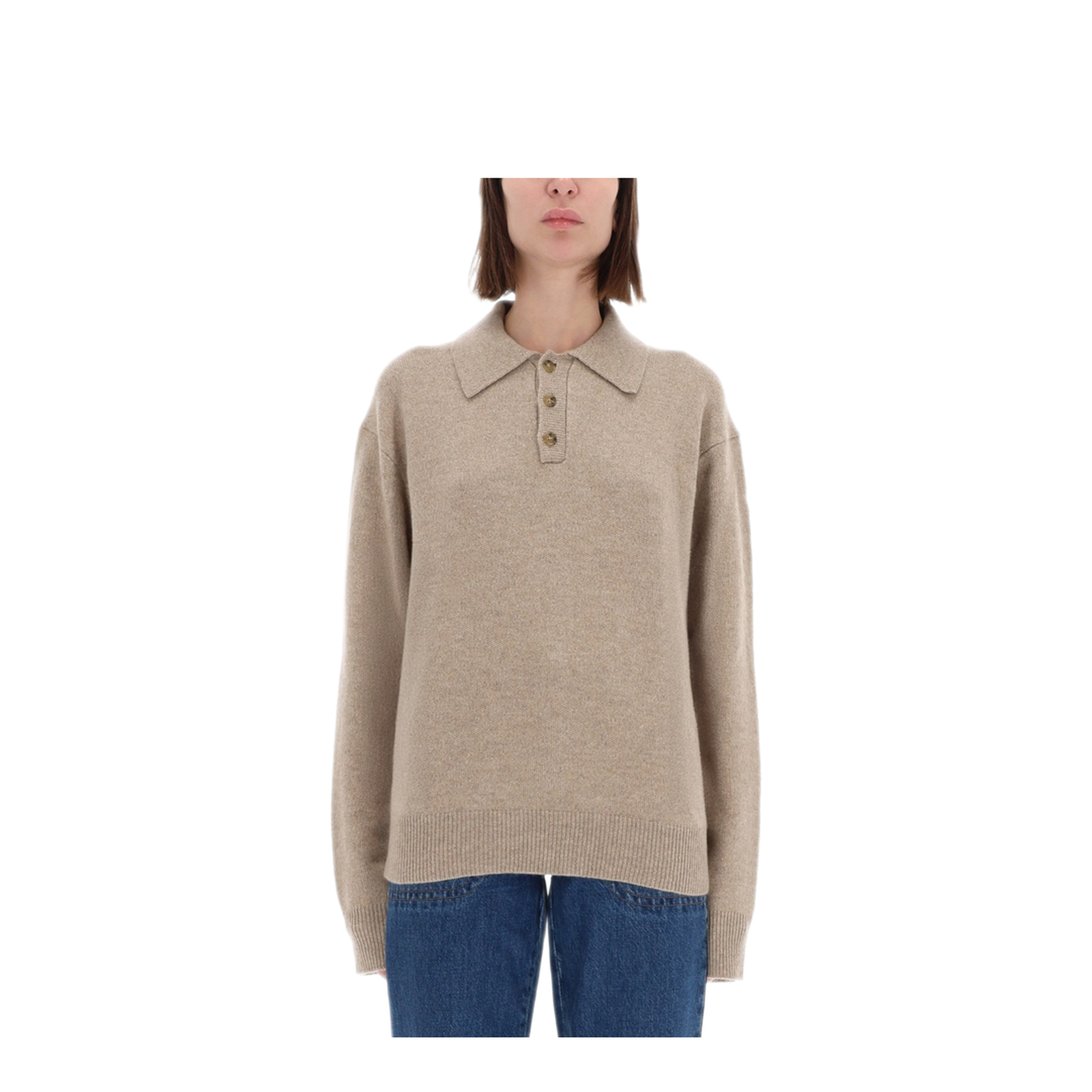 MAYFEYR - Guest In Residence - Polo Allday Cashmere - M26010JMTAUPE