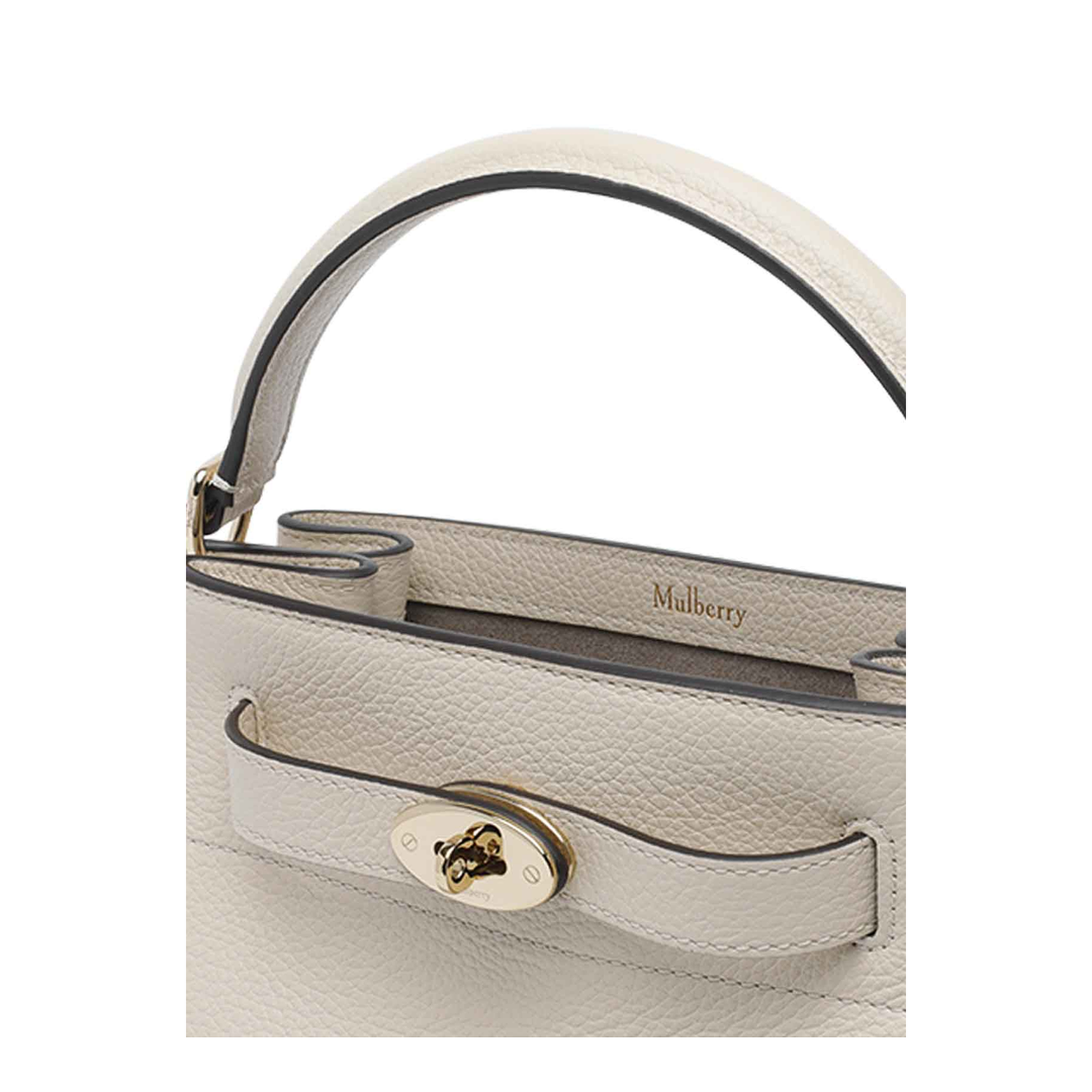 Islington Clasp-Fastening Bucket Bag