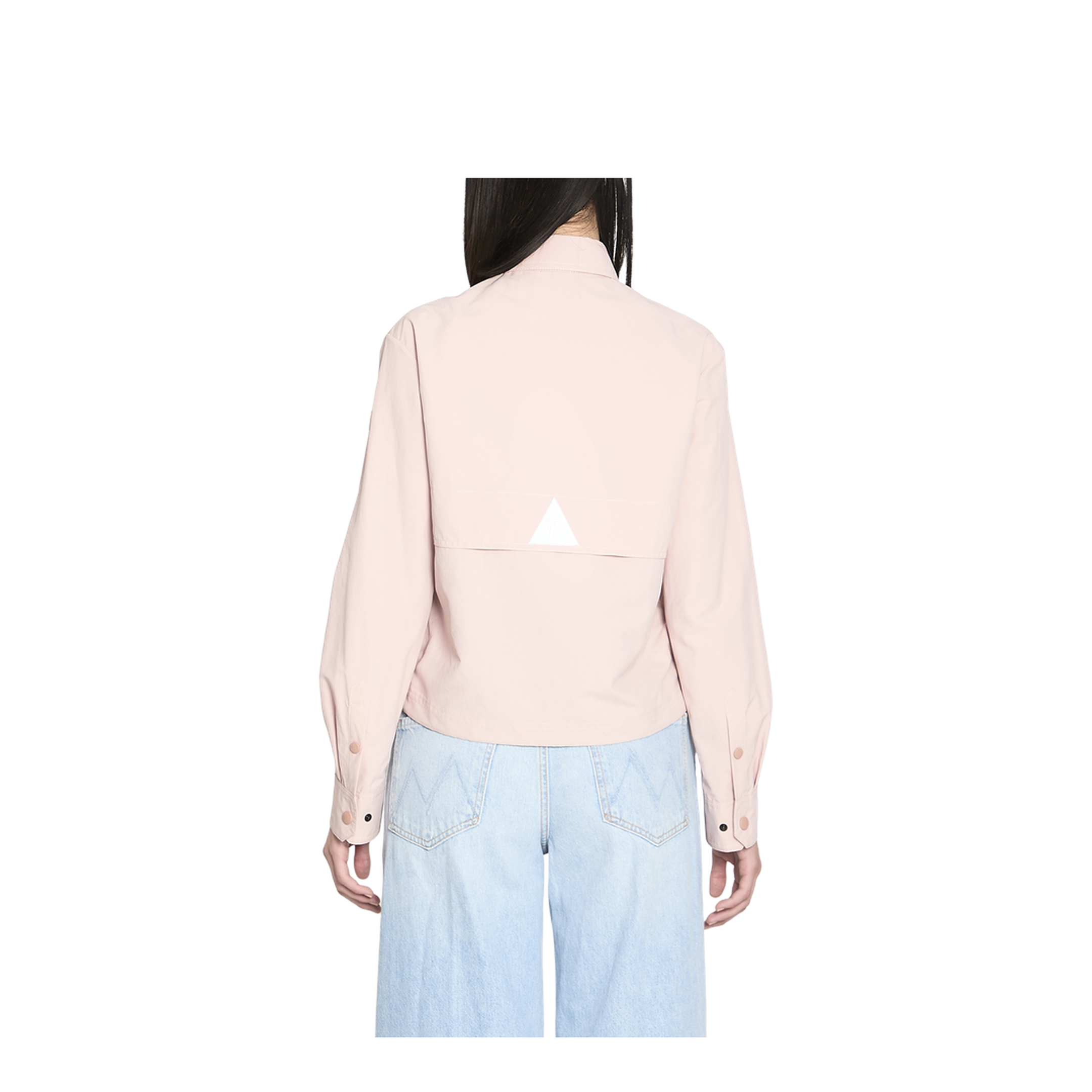 Pink Technical Froissé Long Sleeve Shirt