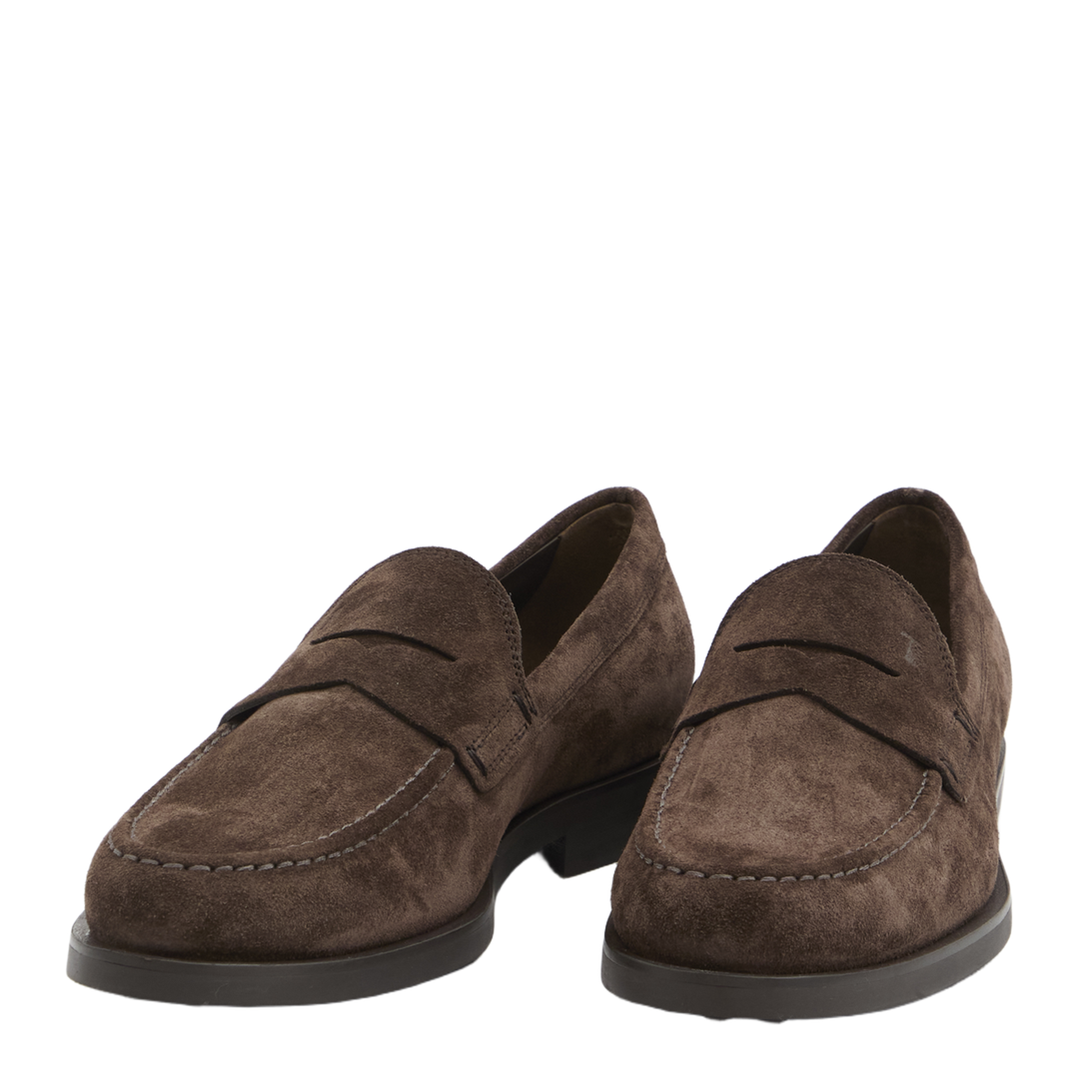 Brown Loafers in Suede