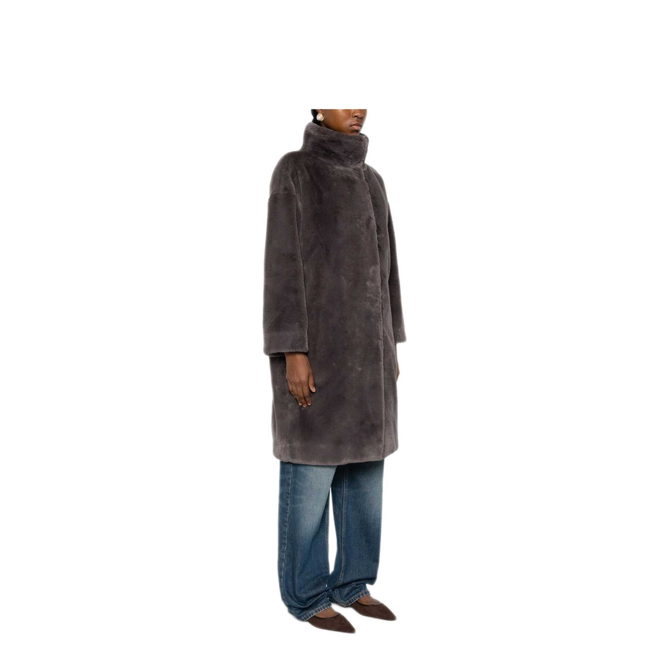 MAYFEYR - Herno - High-Neck Faux-Fur Coat - GC000491D124229480
