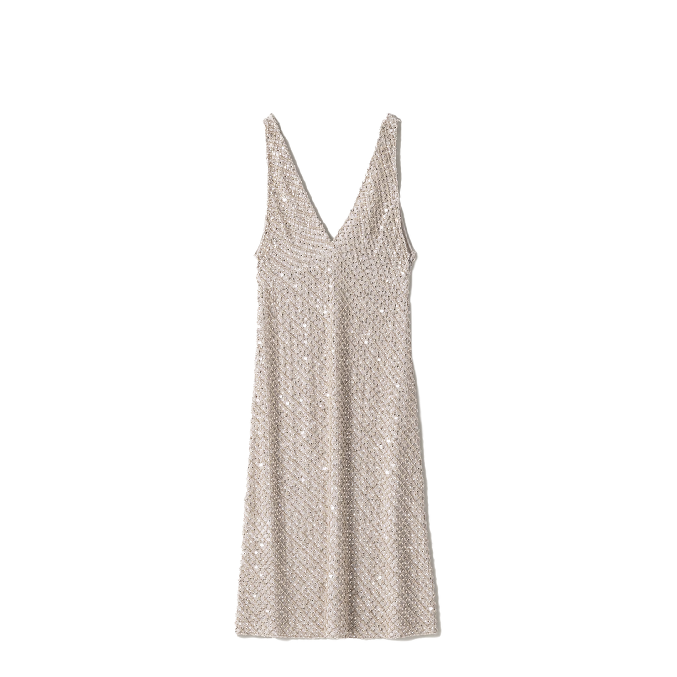 MAYFEYR - Miu Miu - Embroidered Chiffon Dress - MF5438SOOO15D6F0118