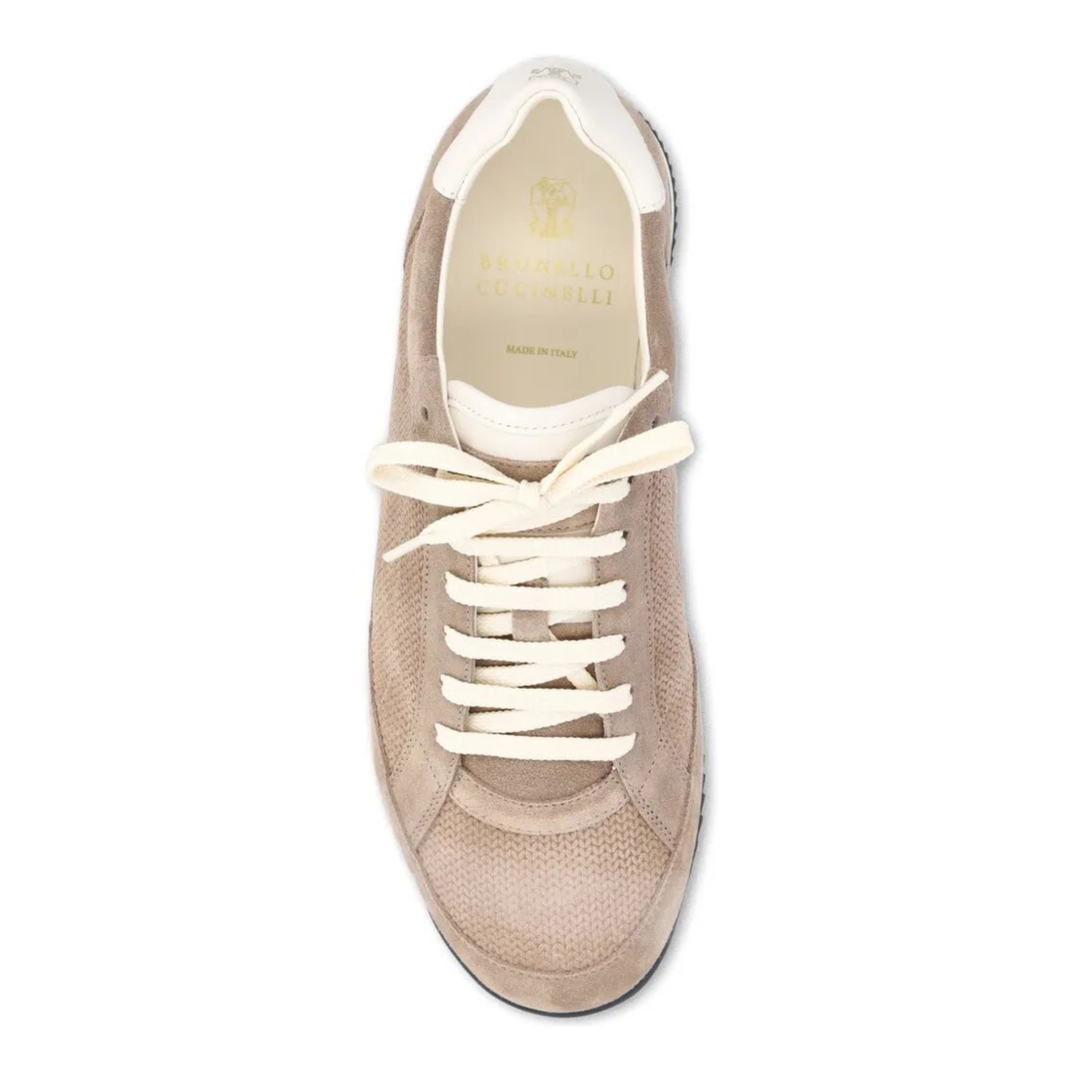 MAYFEYR - Brunello Cucinelli - Suede Sneakers With Leather Inserts - MZUQHGA348