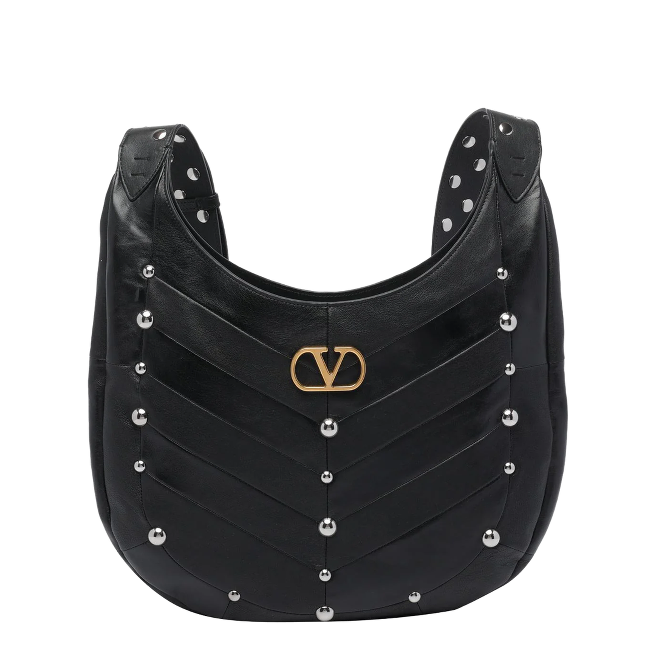 Hoboho Small Shoulder Bag Leather Black