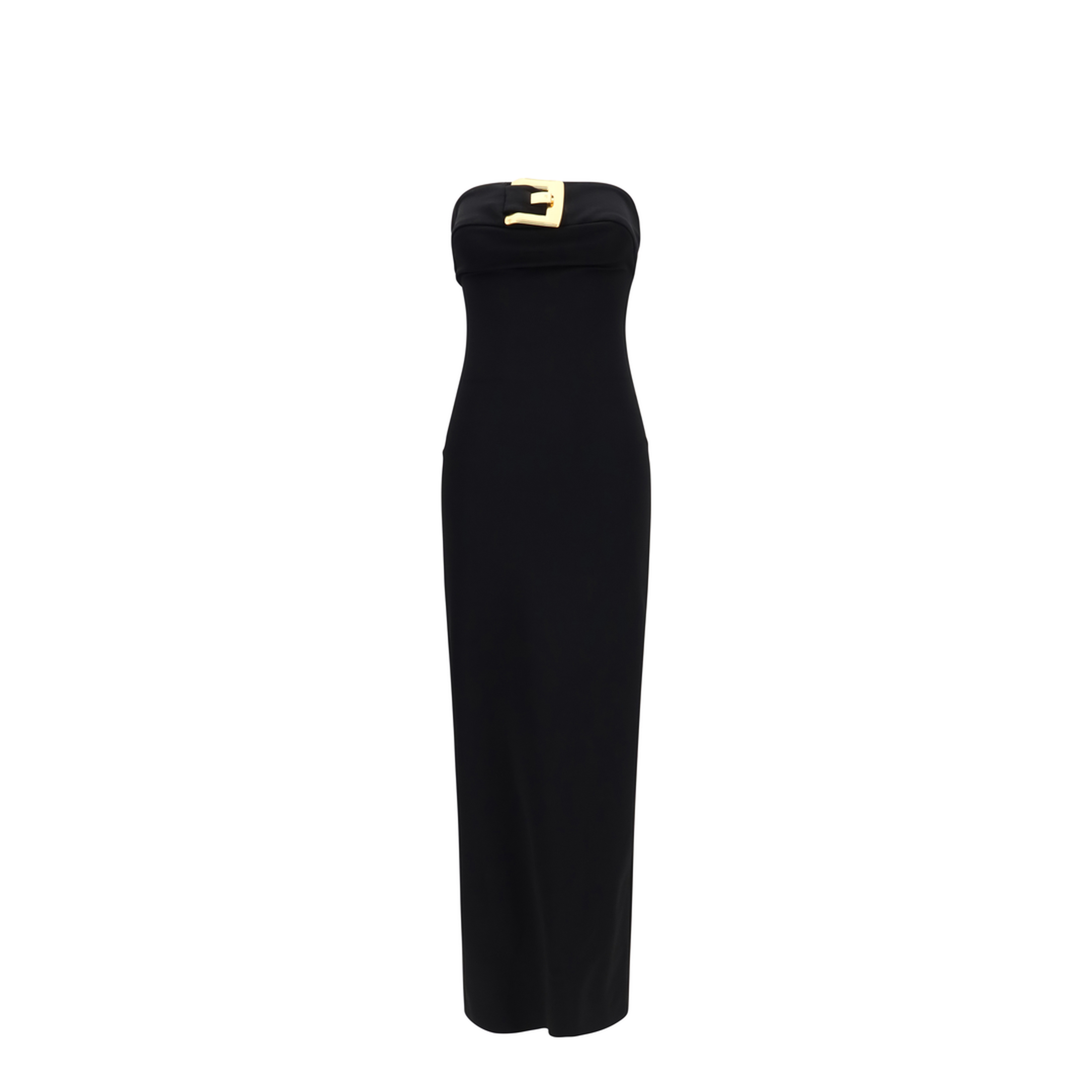 MAYFEYR - Balmain - Long Stretch Viscose Dress - GF1RG080JL05