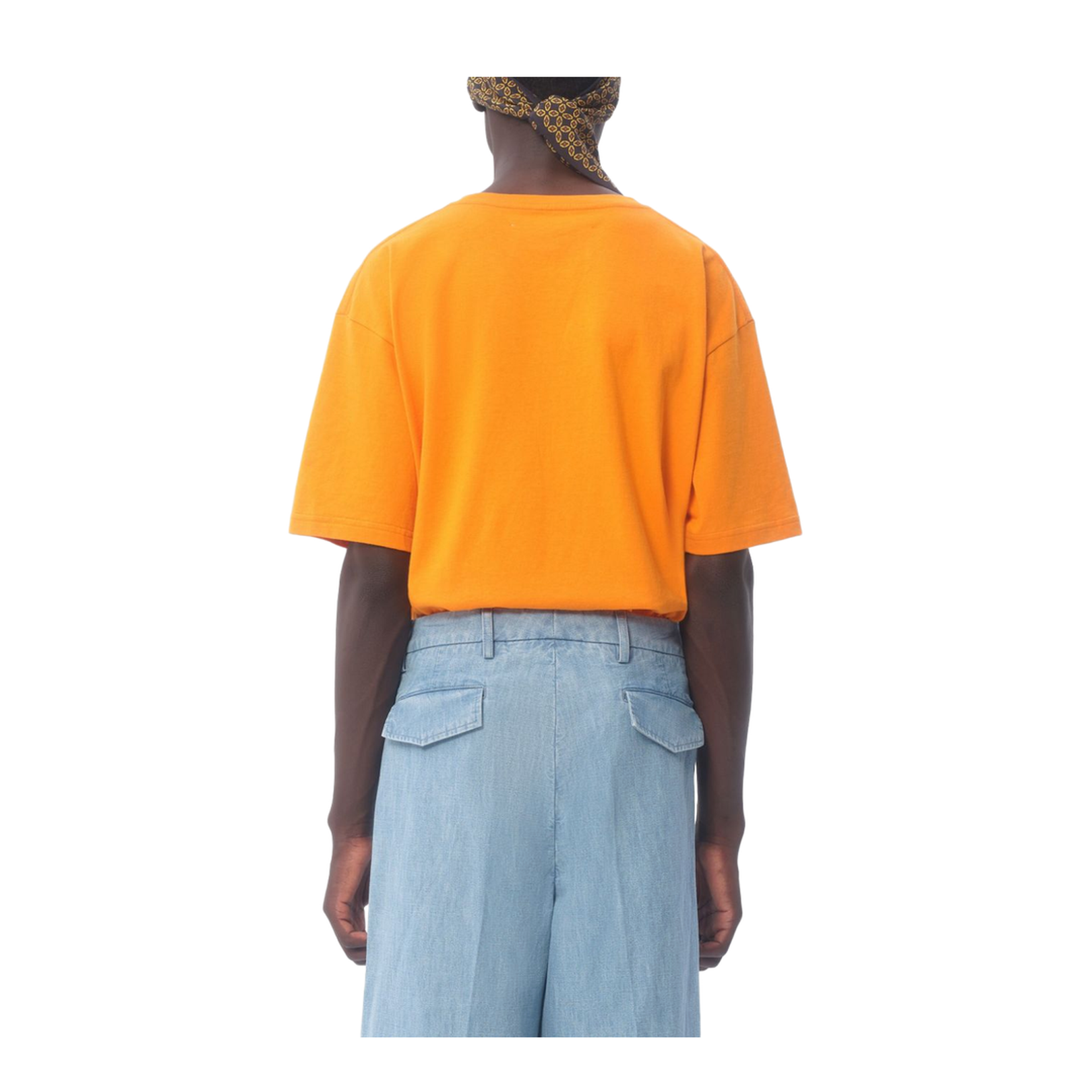 Carrot Orange Cotton T-shirt