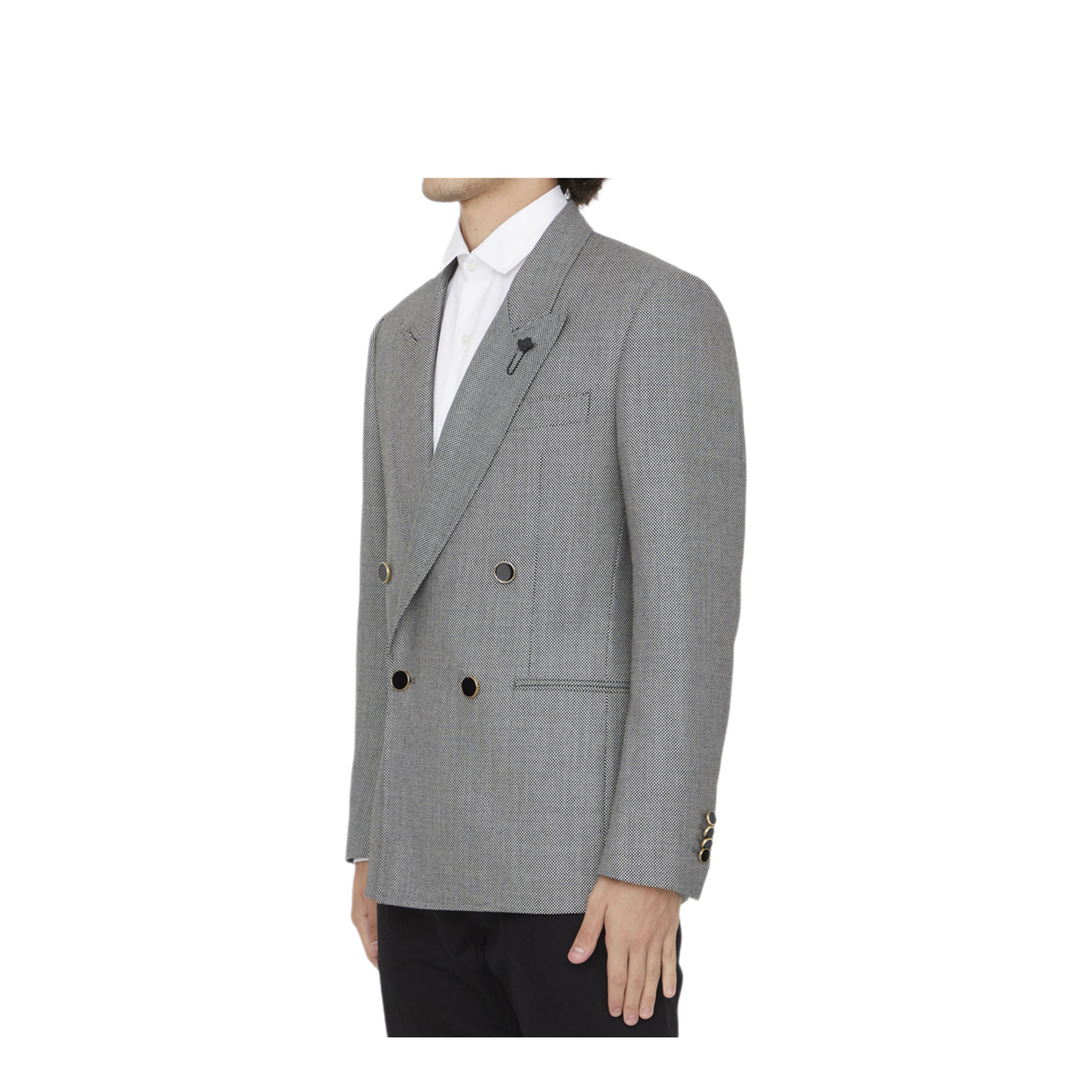 MAYFEYR - Lardini - Double Breasted Wool Jacket - 690661571901