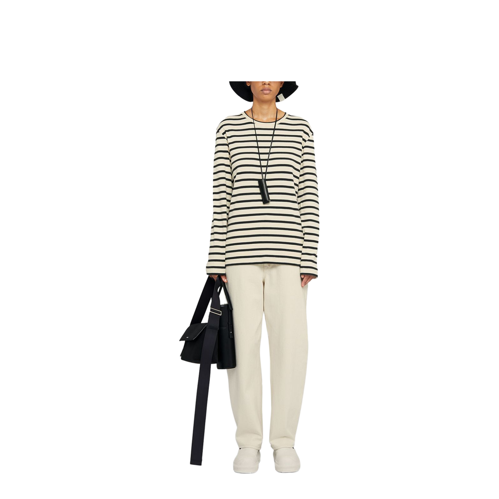 Striped Cotton Sweater