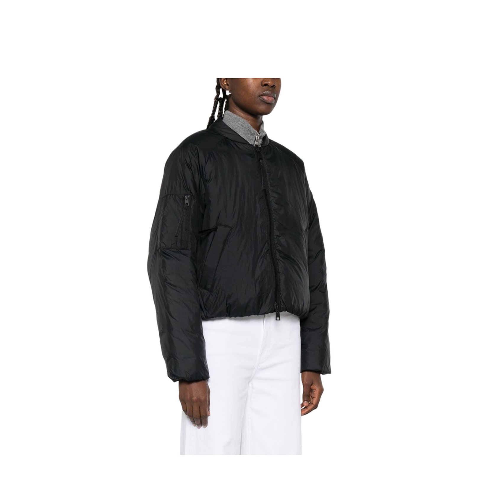 Black Quilted Jacket