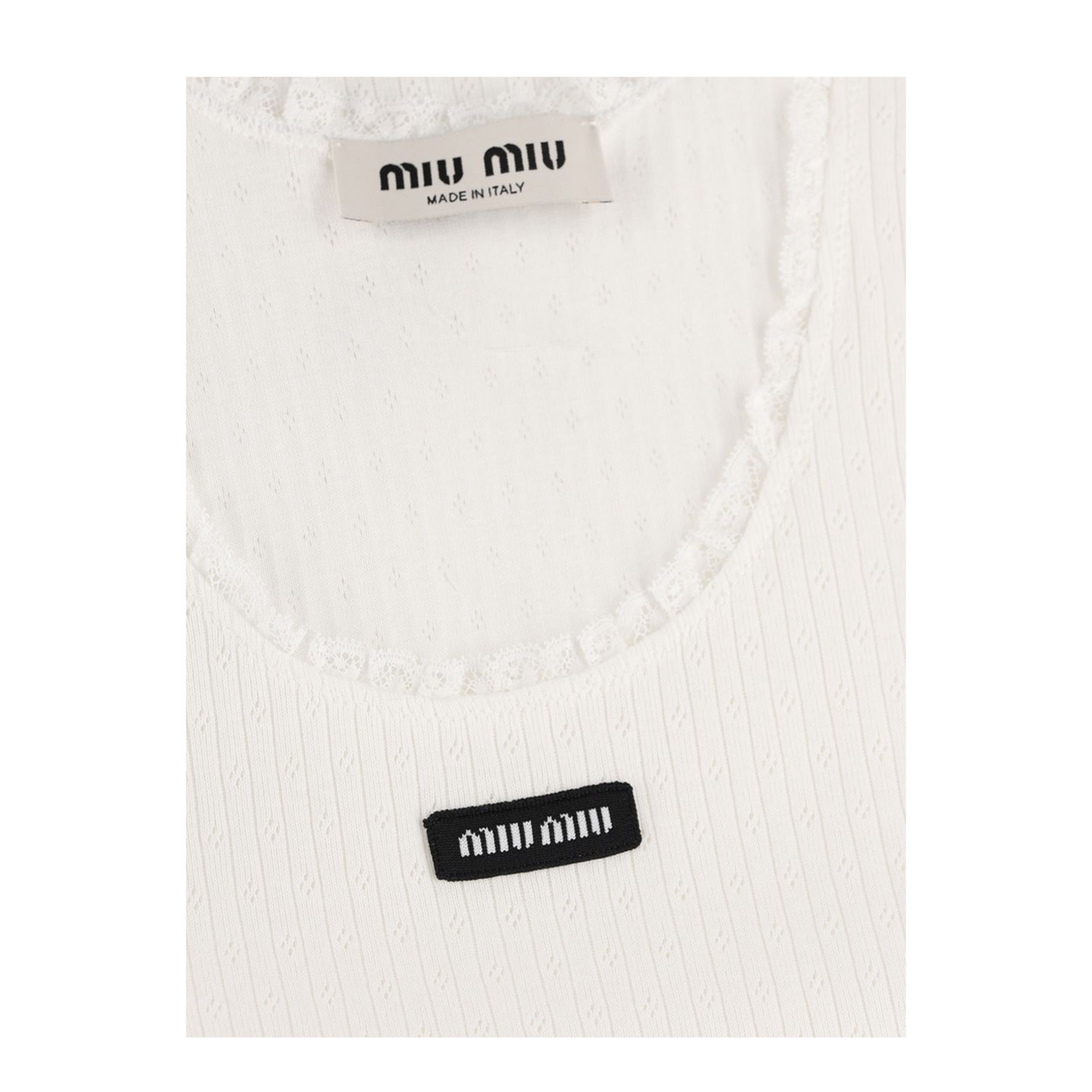 MAYFEYR - Miu Miu - Top White - MT22051951F0009