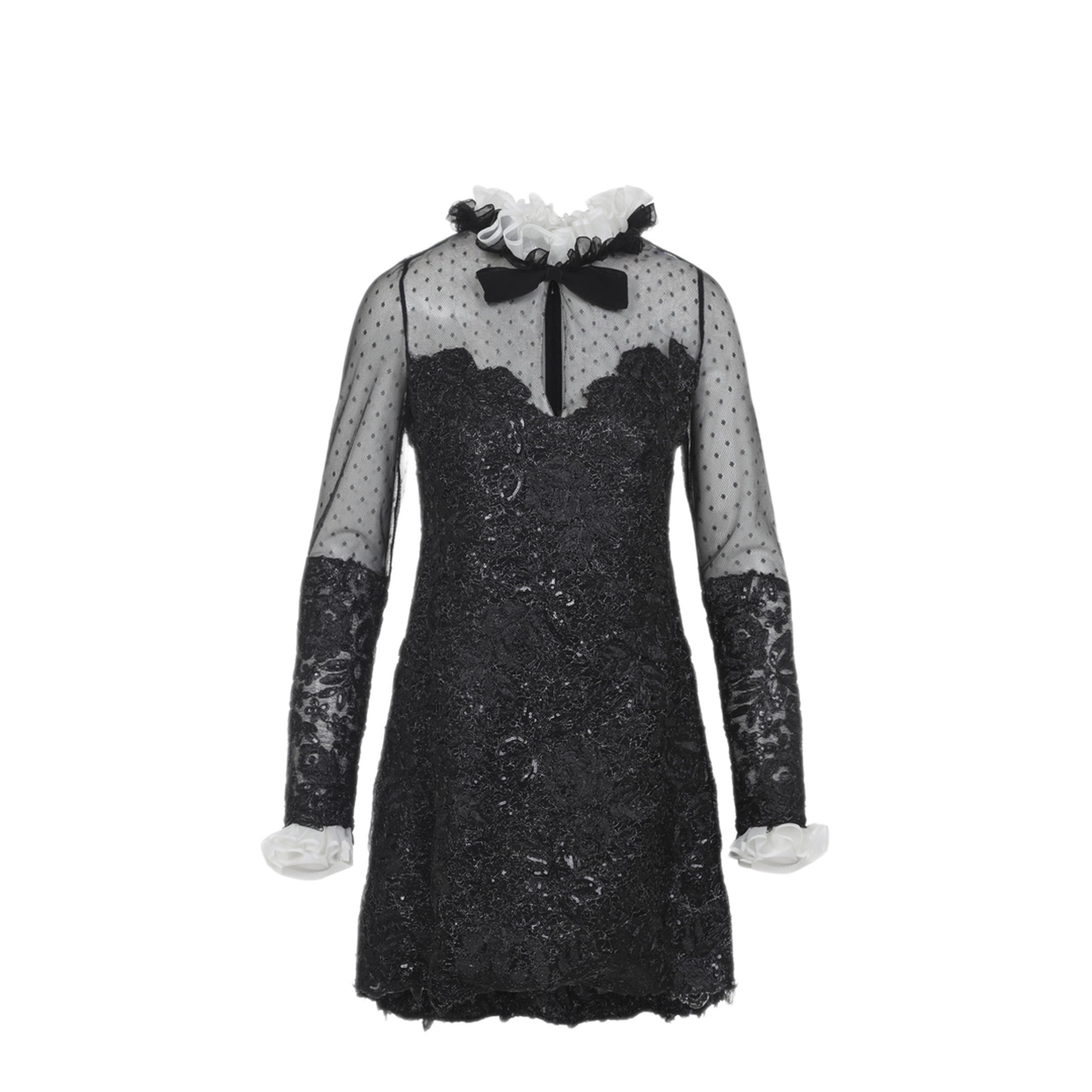 MAYFEYR - GIAMBATTISTA VALLI - Black Mini Dress - 25FWSVTE500784BIS9999