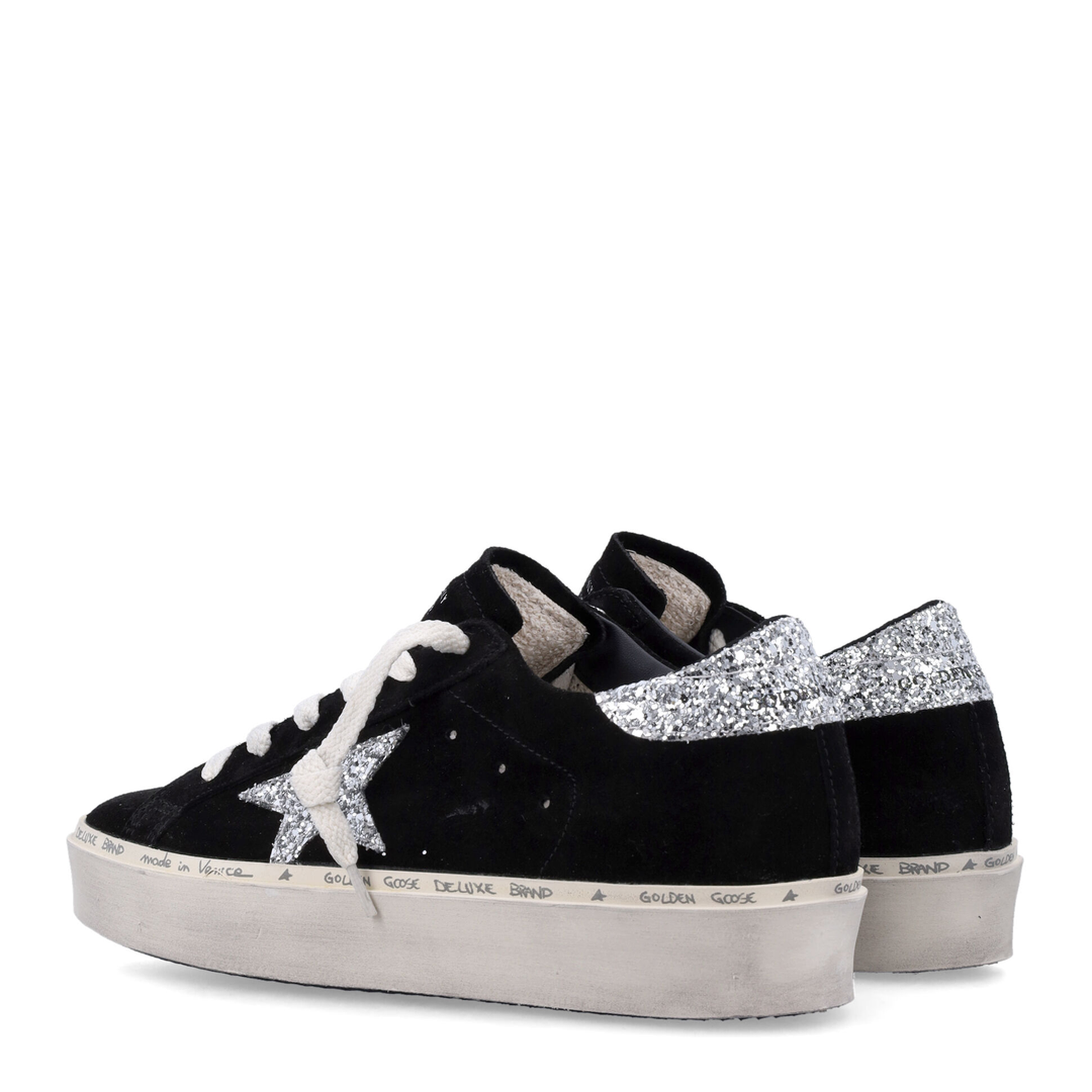 Black Hi Star Suede Sneakers