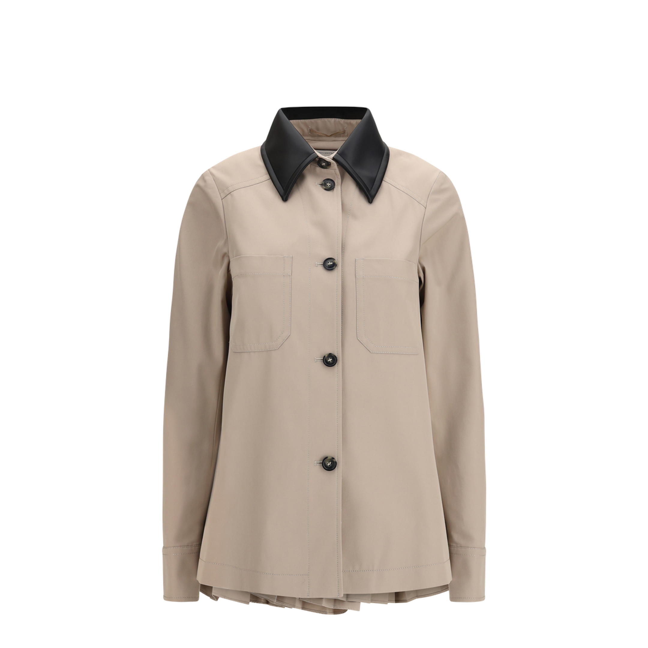 MAYFEYR - - Cotton Gabardine Shirt With Pleated Back - 2612021041600