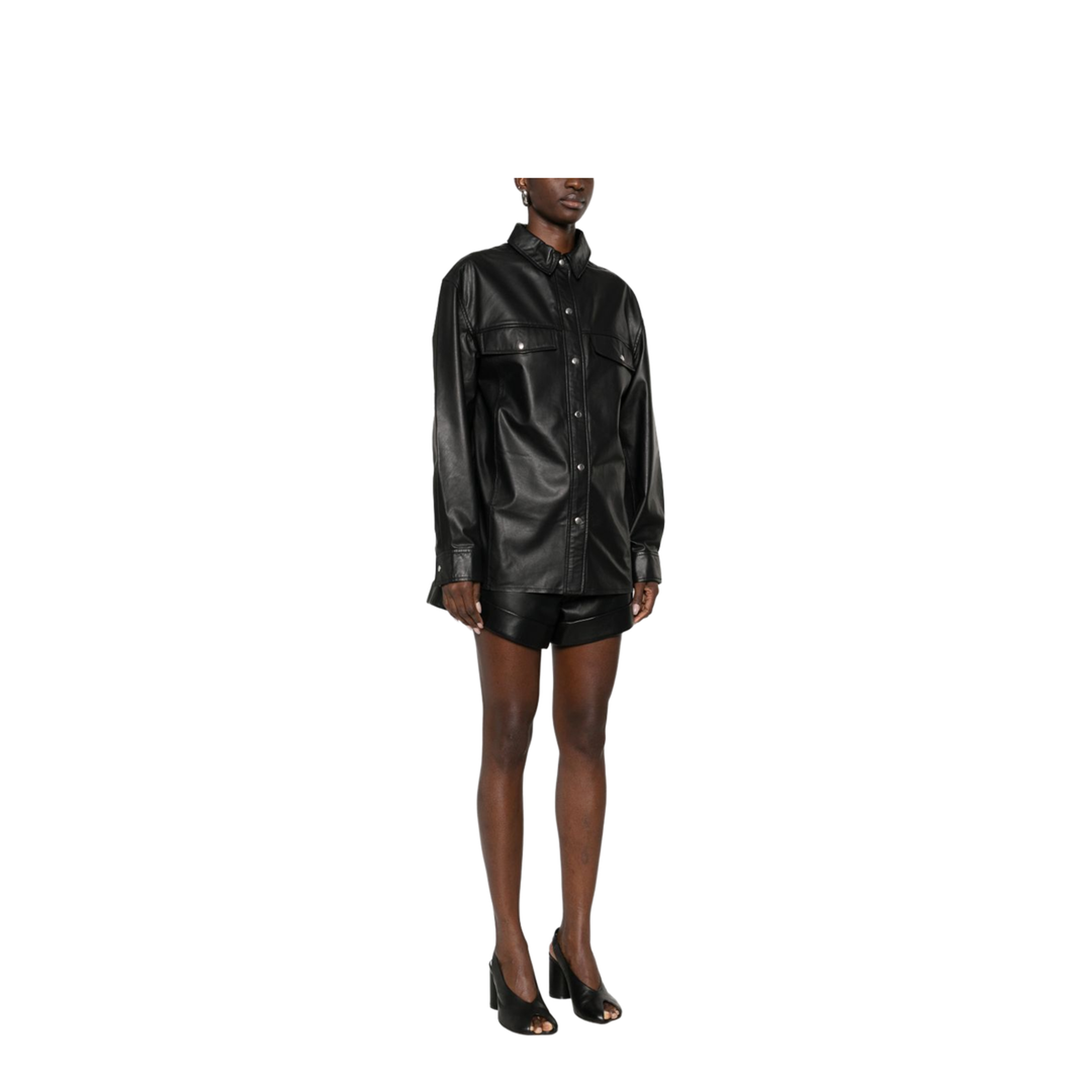 MAYFEYR - Iro - Leather Shirt - CABANAWP100BLA01