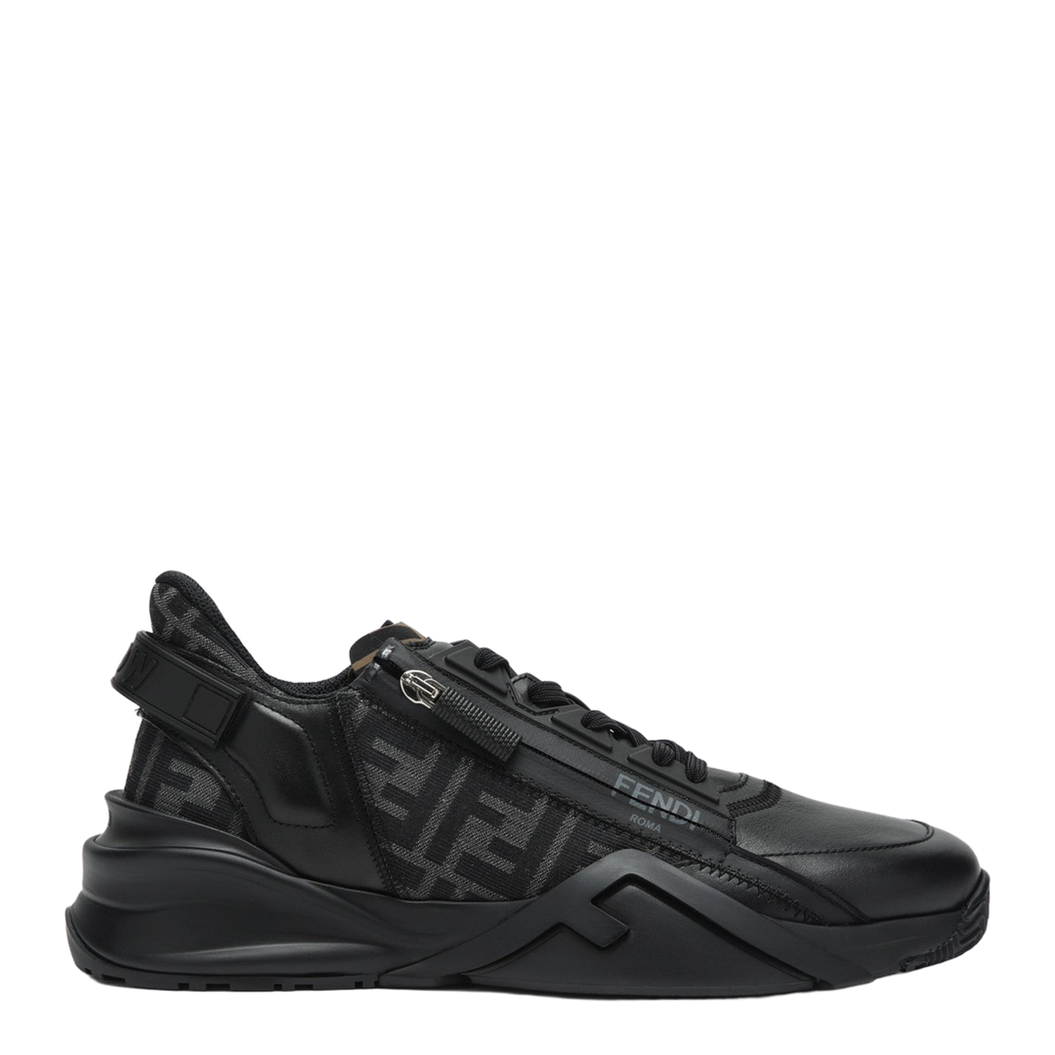Flow Trainers Leather Black