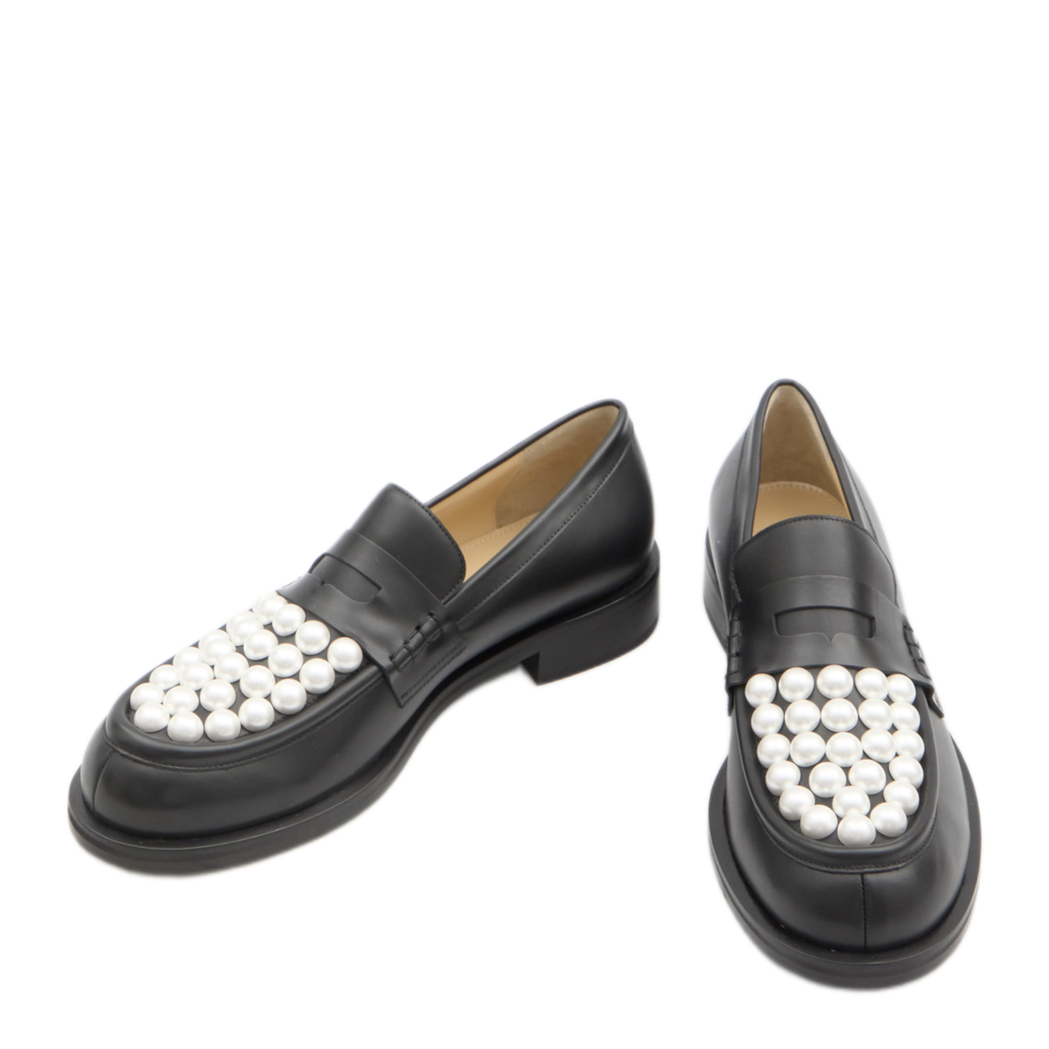MAYFEYR - Mach & Mach - Sirene Loafers In Black Leather - PF24-S0776-30CLFB02