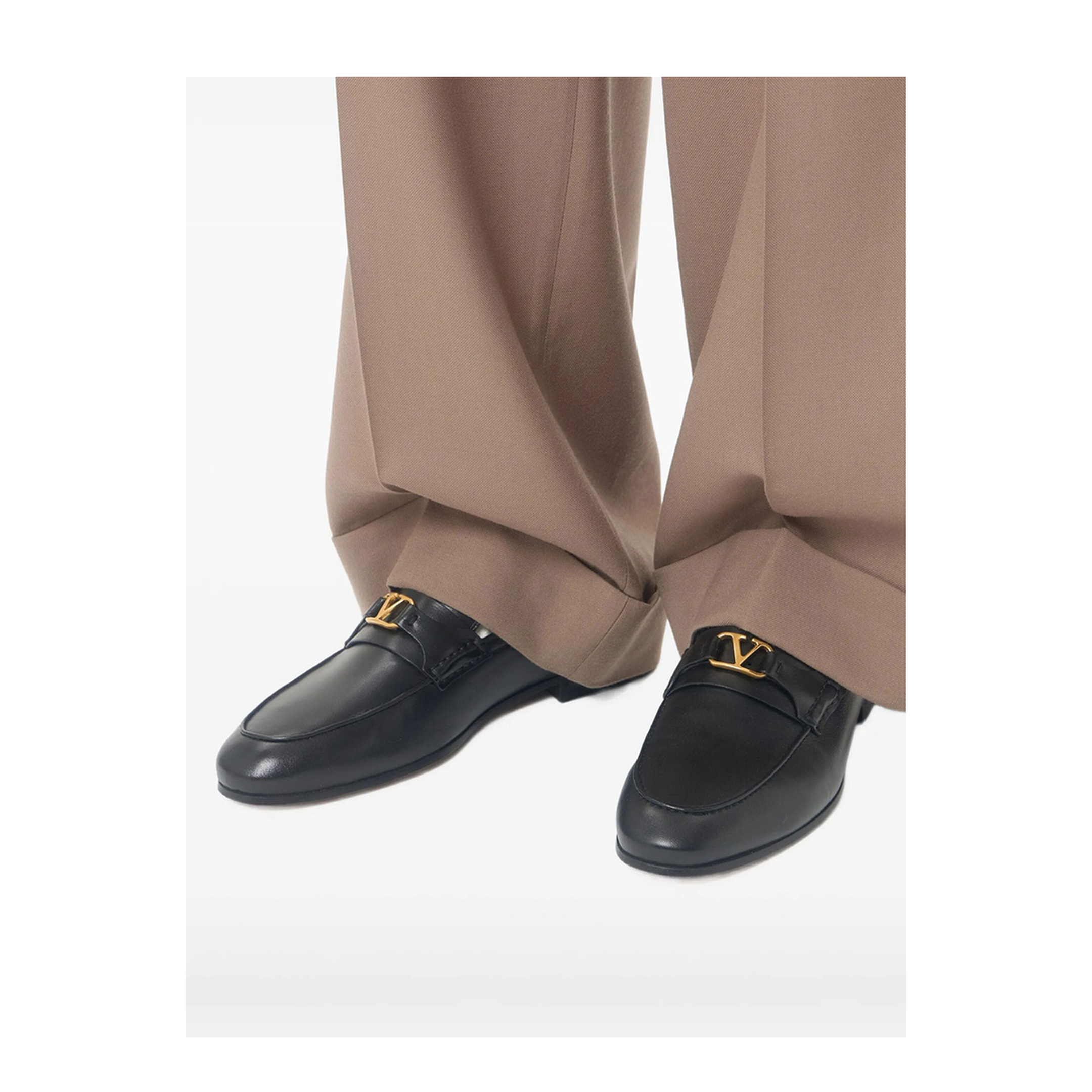 MAYFEYR - Valentino - Vlogo Signature Nappa Leather Loafers - YS0N31EJC