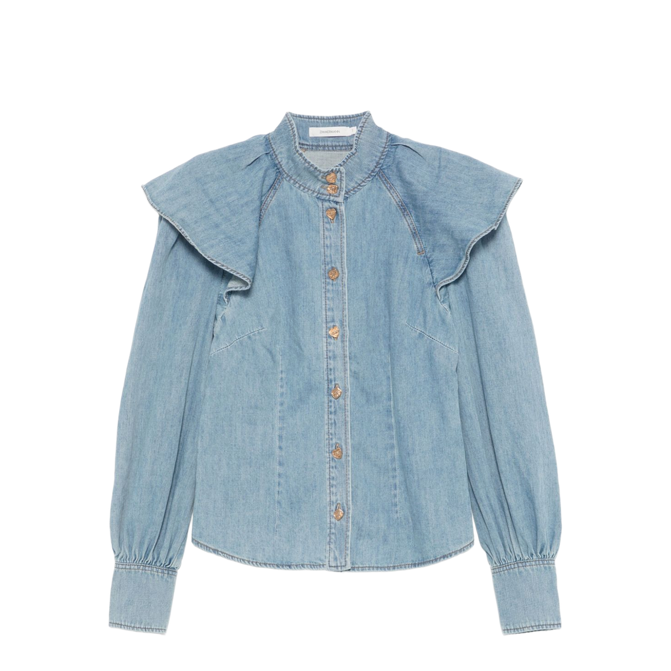 Crush Denim Blouse Reversible