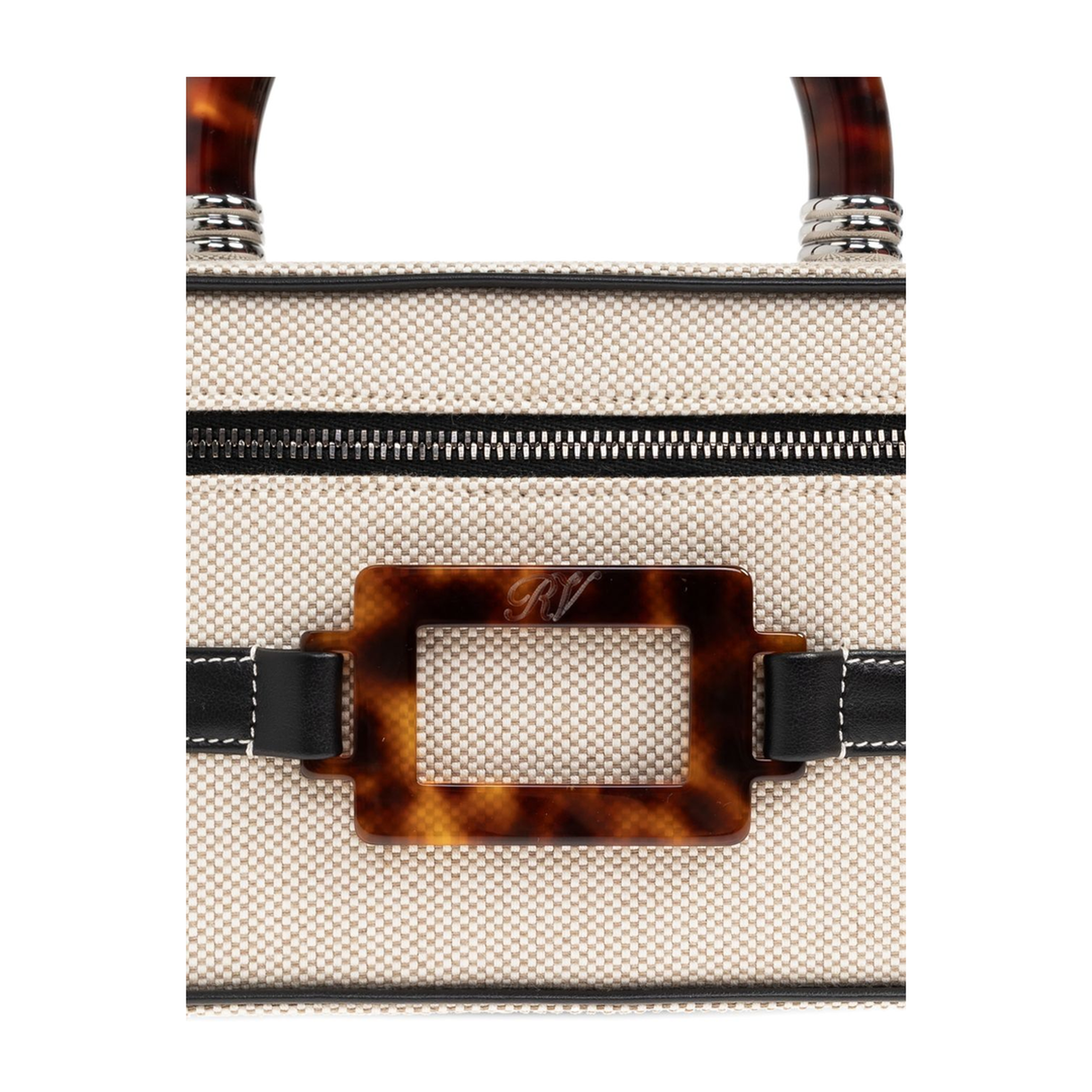 Vanity Belle Vivier Mini Bag Canvas