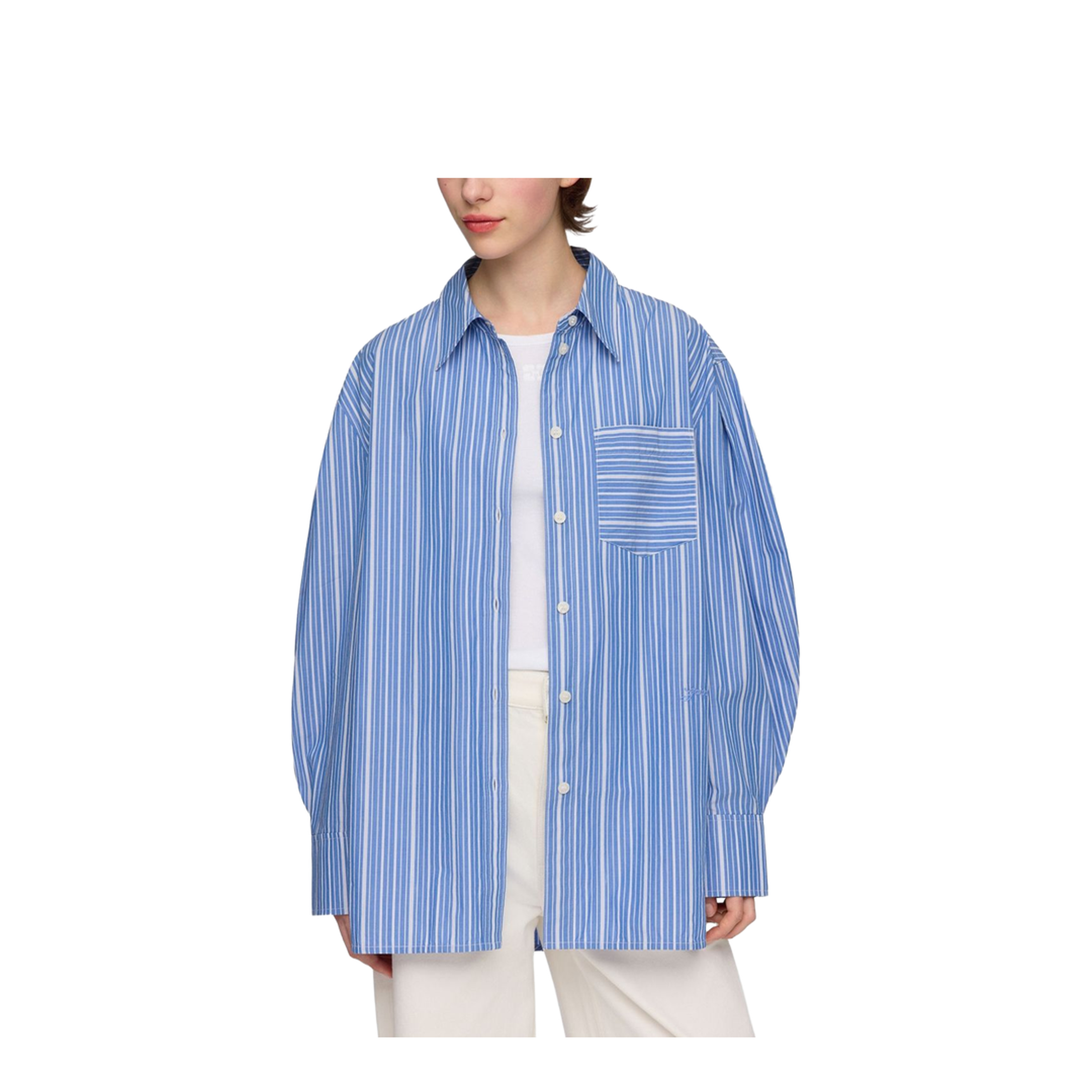 MAYFEYR - Ganni - Shirts Clear Blue - A1140007ZWF
